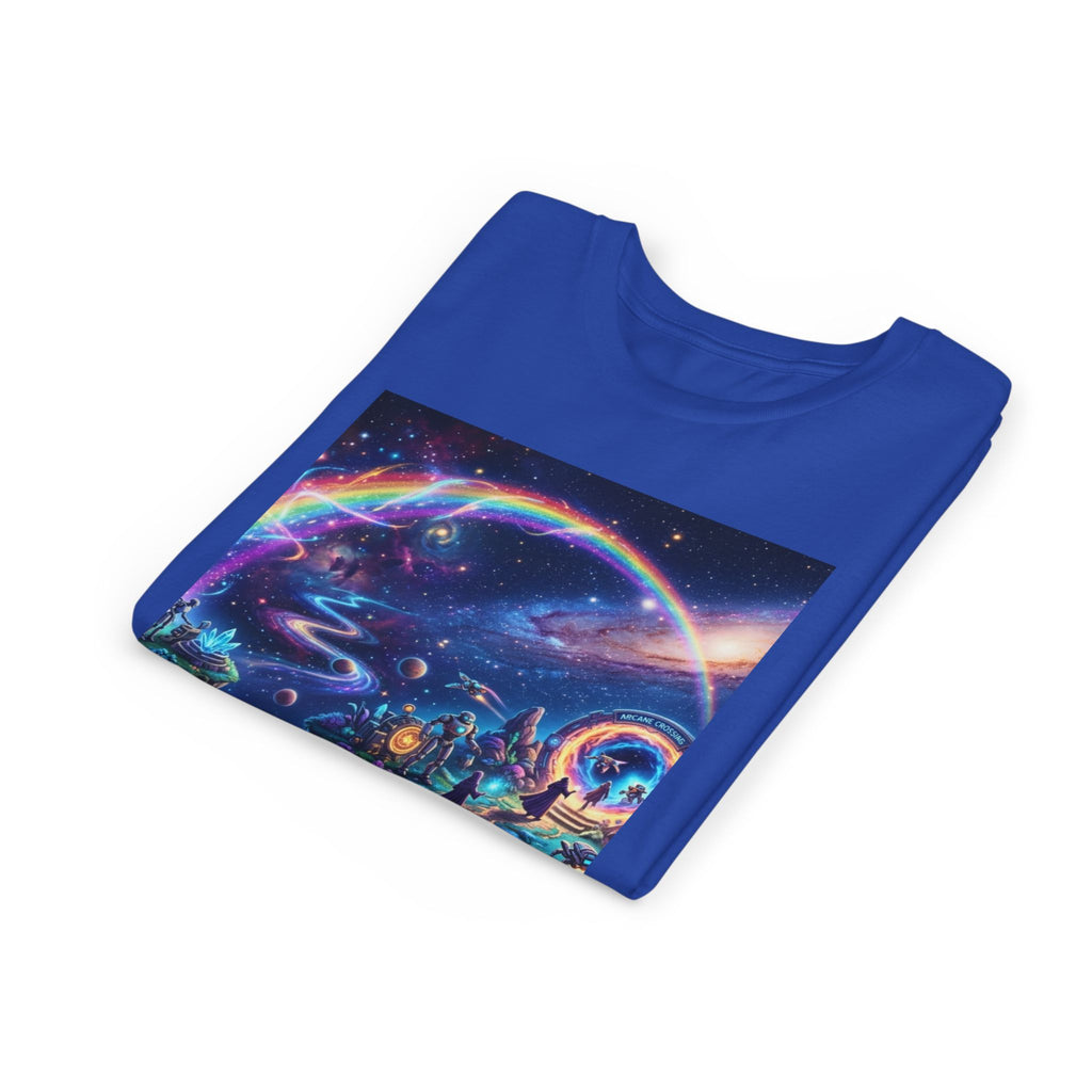 Galaxy Fantasy Youth Tee — Floating Islands, Robots & Magic Portals