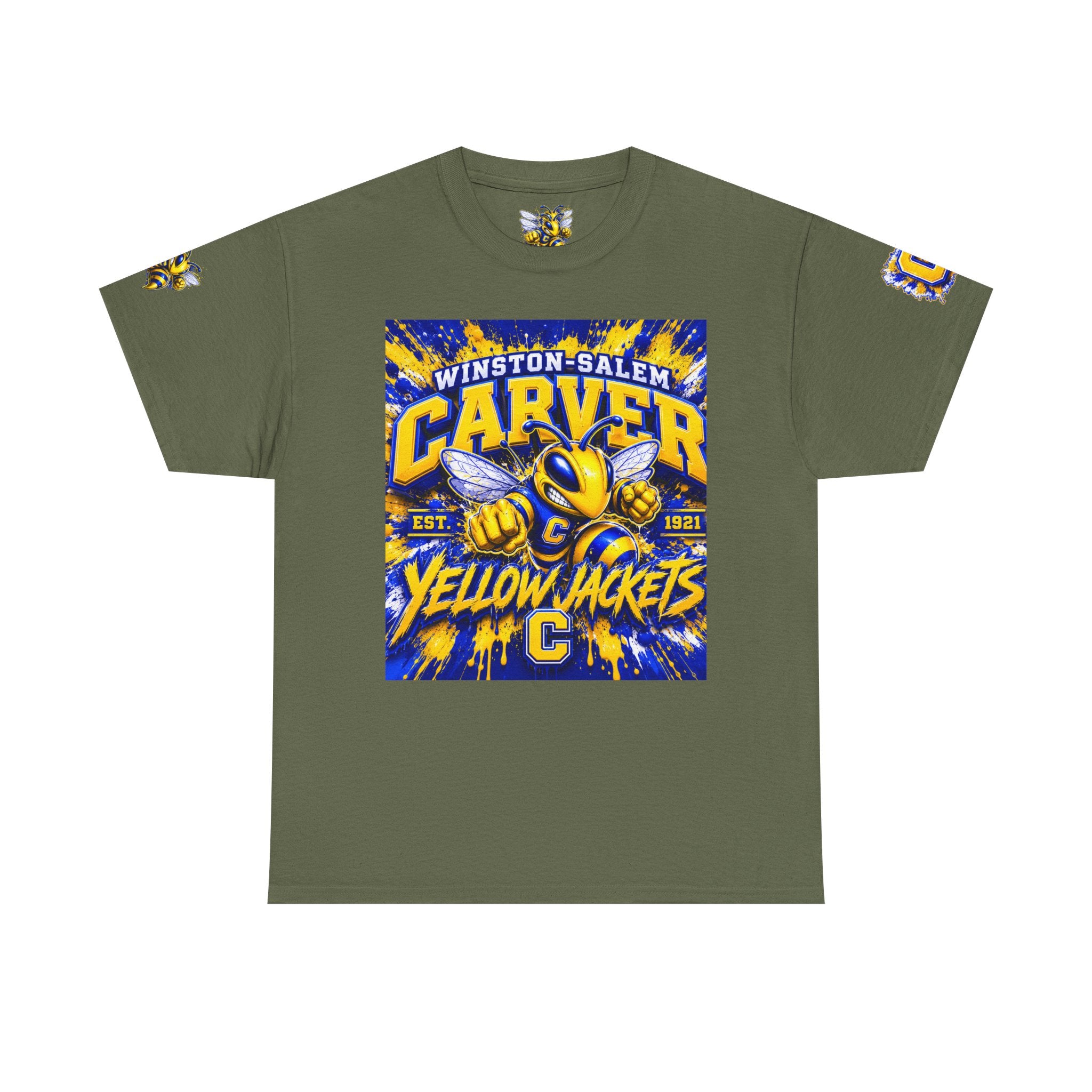 Carver Yellow Jackets T-Shirt — Winston-Salem High School Mascot Tee
