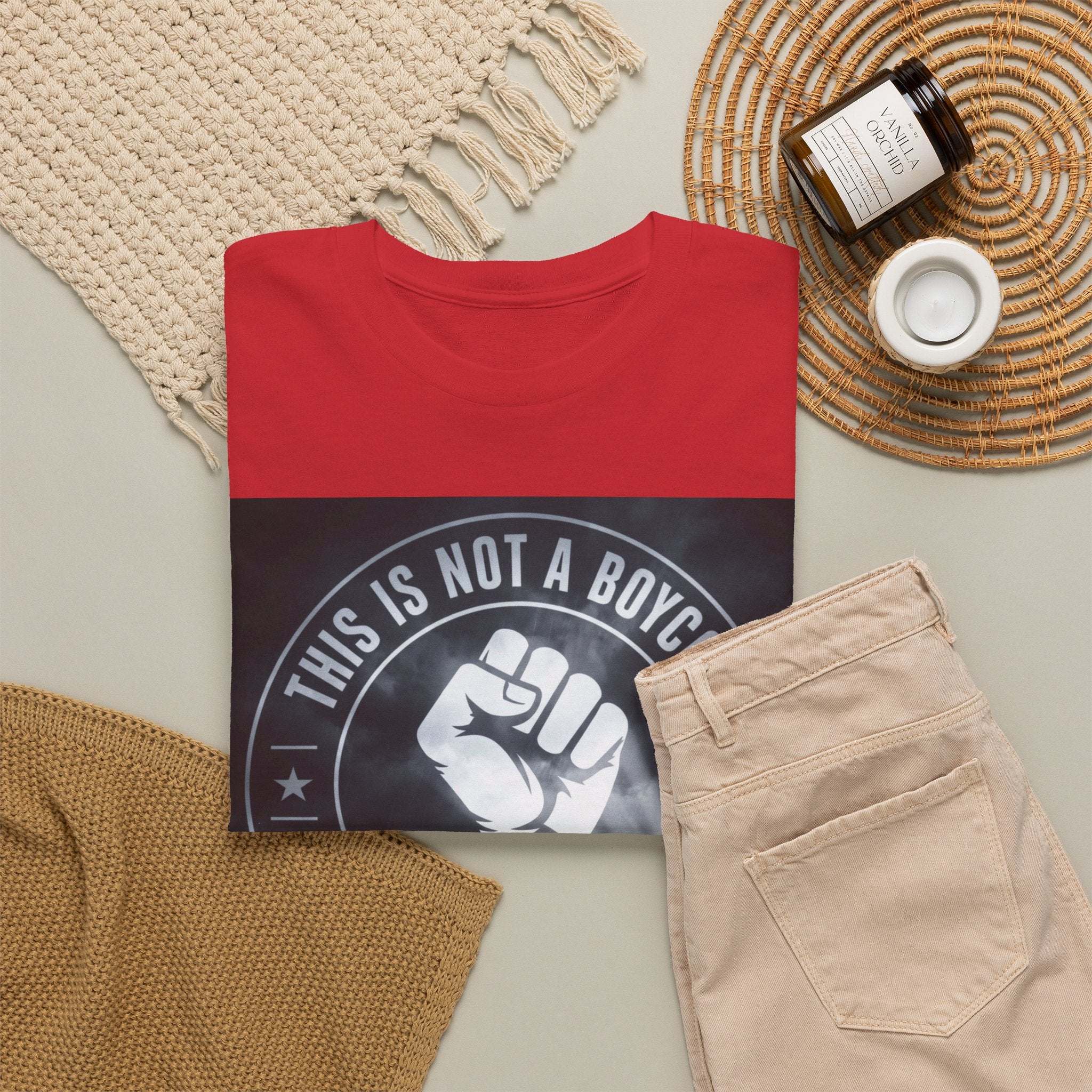 Pro-Union Fist T-Shirt — "This Is Not a Boycott, This Is a Wealth Transfer"