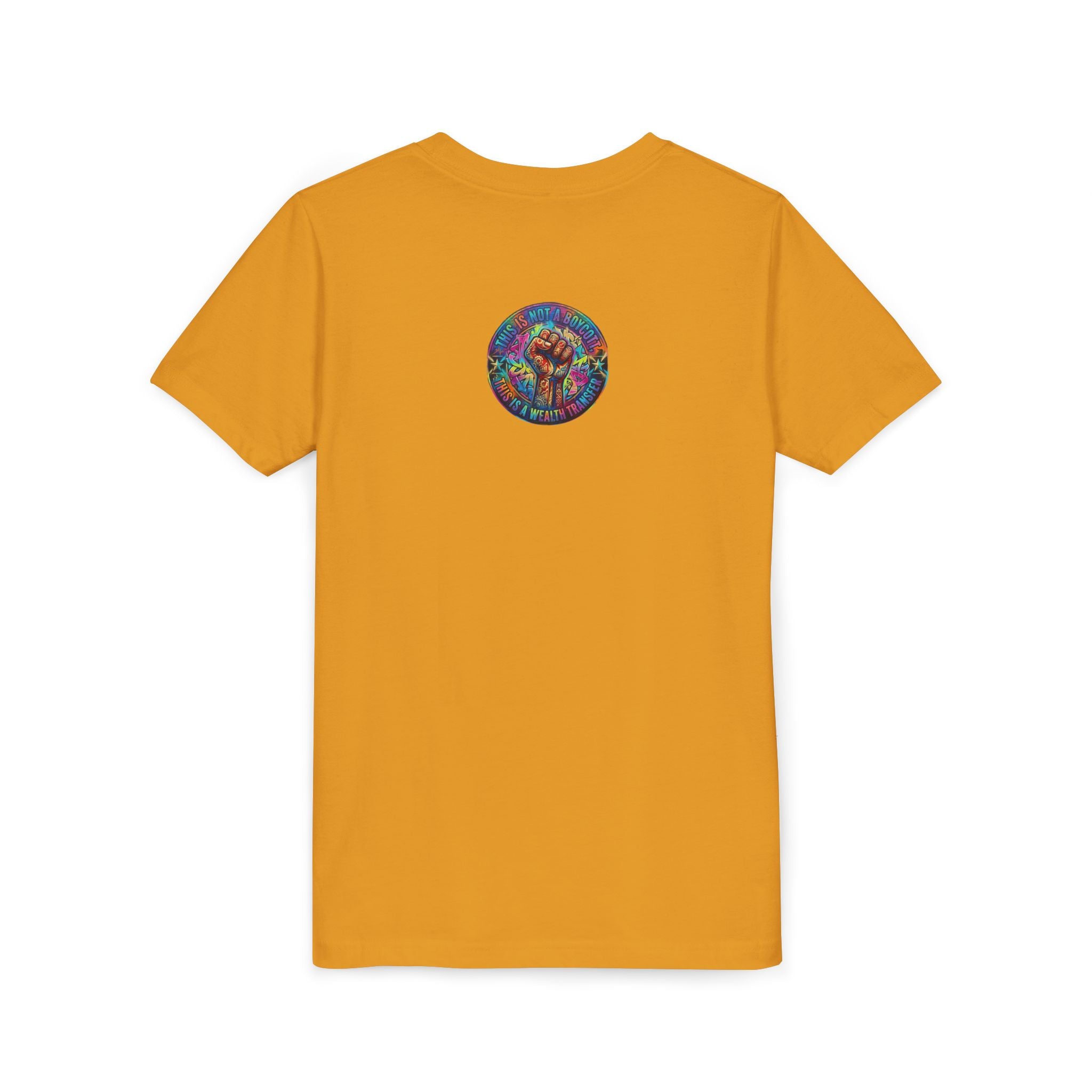 Neon Power Button Tee — Gamer Screen Escape Youth T-Shirt