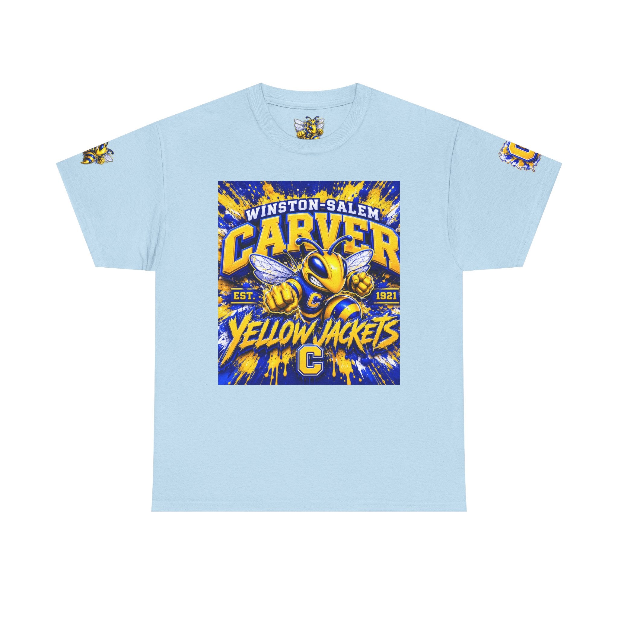 Carver Yellow Jackets T-Shirt — Winston-Salem High School Mascot Tee
