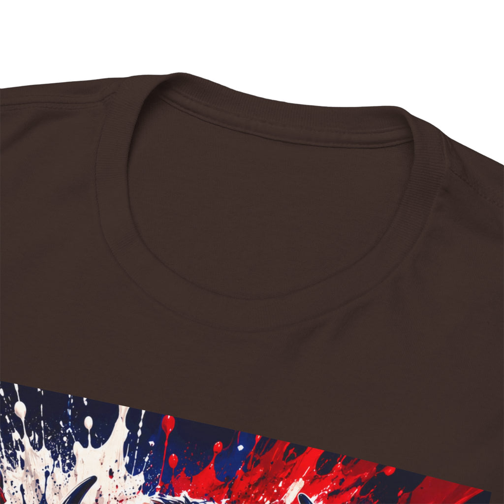 Howard University Buffalo Spirit Tee — HU Bison Red & Blue Campus Shirt