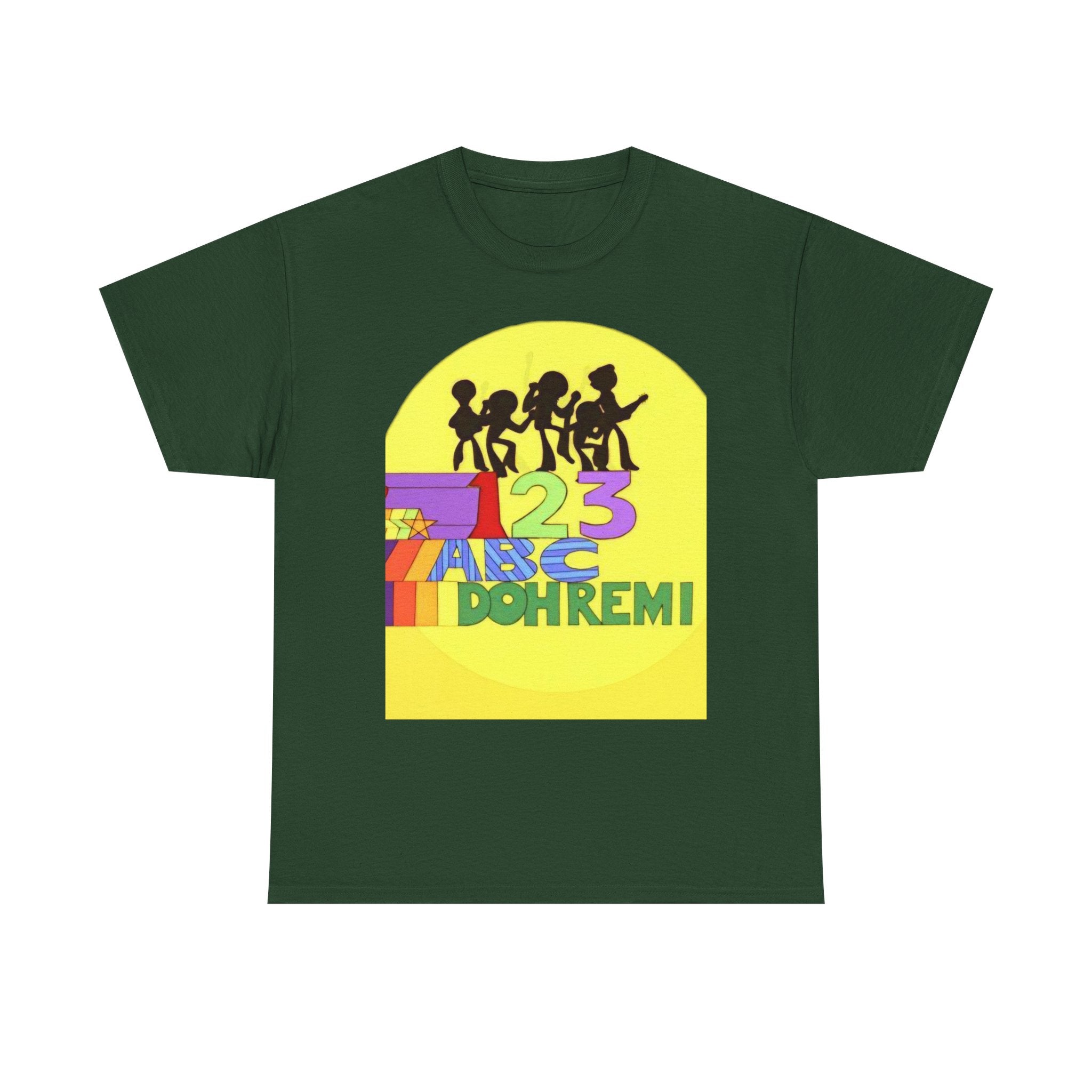 ABC 123 Kids Music Tee — Colorful Educational Rhythm Shirt
