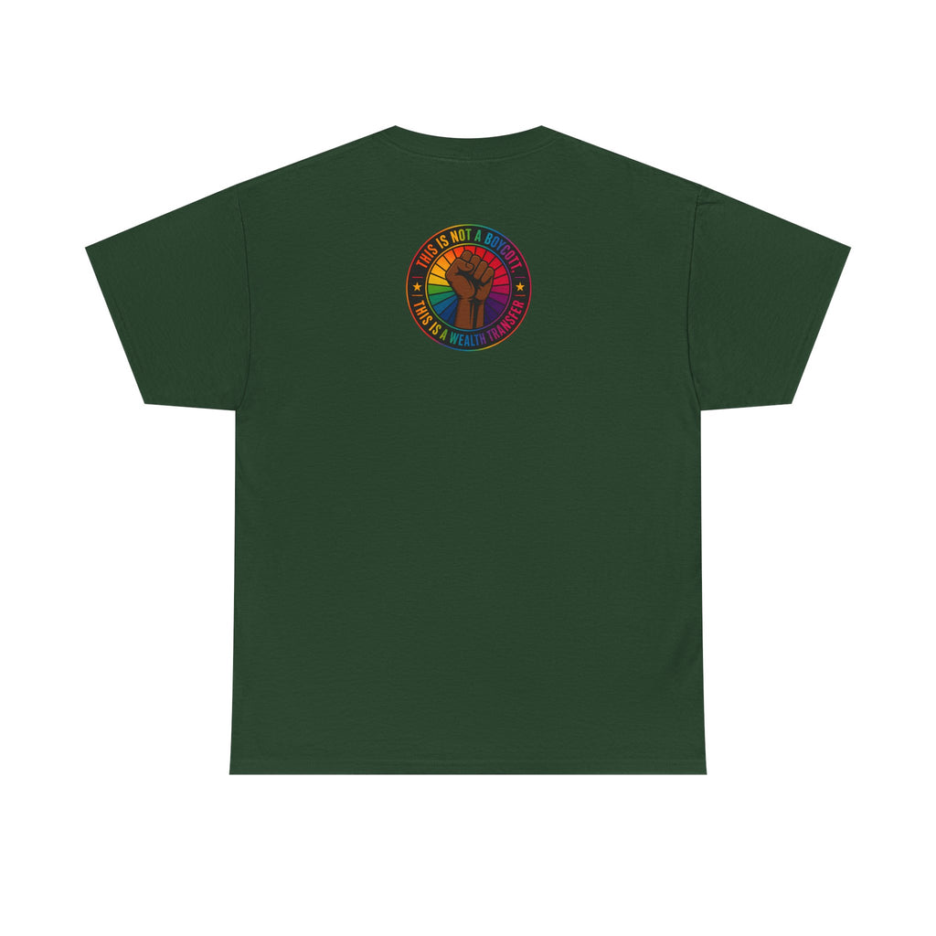 Blackout Graphic Tee — Urban Comic Poster Design with Back Fist Logo