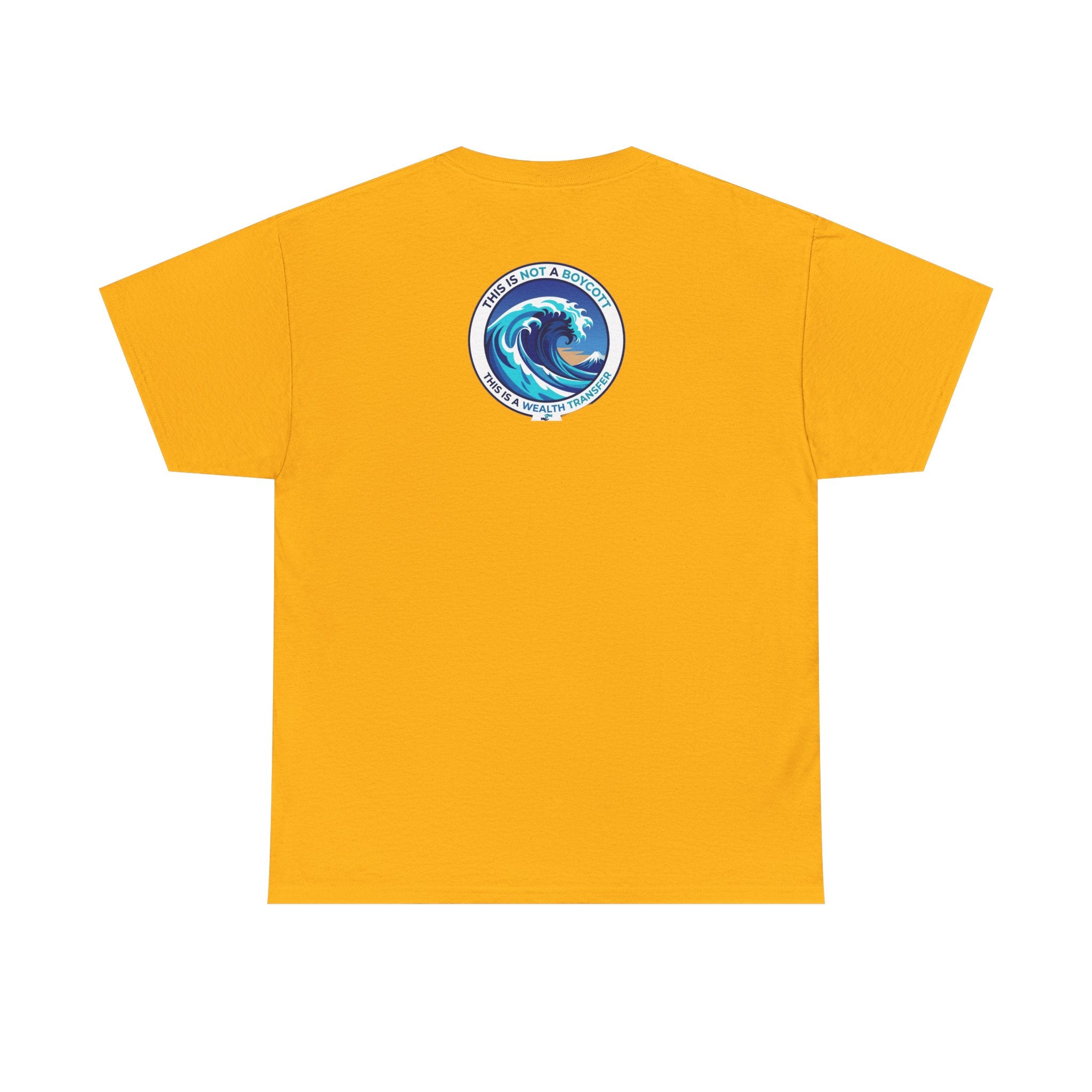 T-Shirt — Coastal Wave Graphic Tee (Ocean Sunset Wave Art)