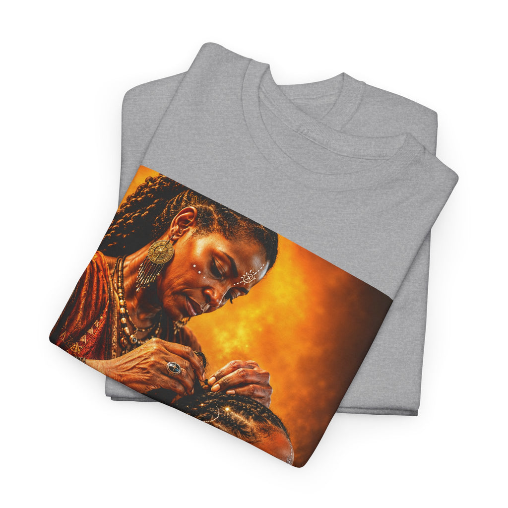 Afrocentric Braiding Tee – "This Is Not A Phase" Empowerment Graphic T-Shirt