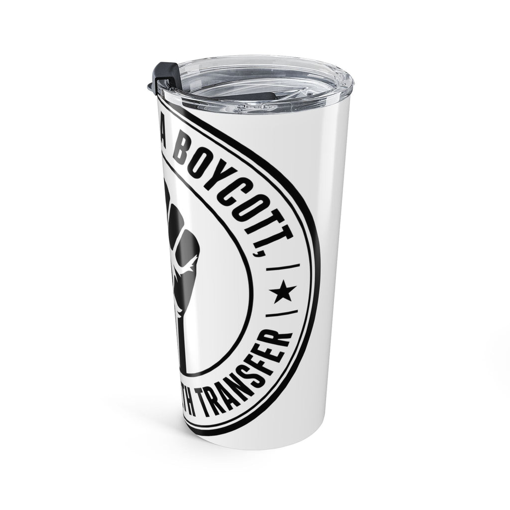 Copy of 20oz Tumbler — "This Is Not A Bonus, It's A Wealth Transfer" Travel Mug with Raised Fist Graphic