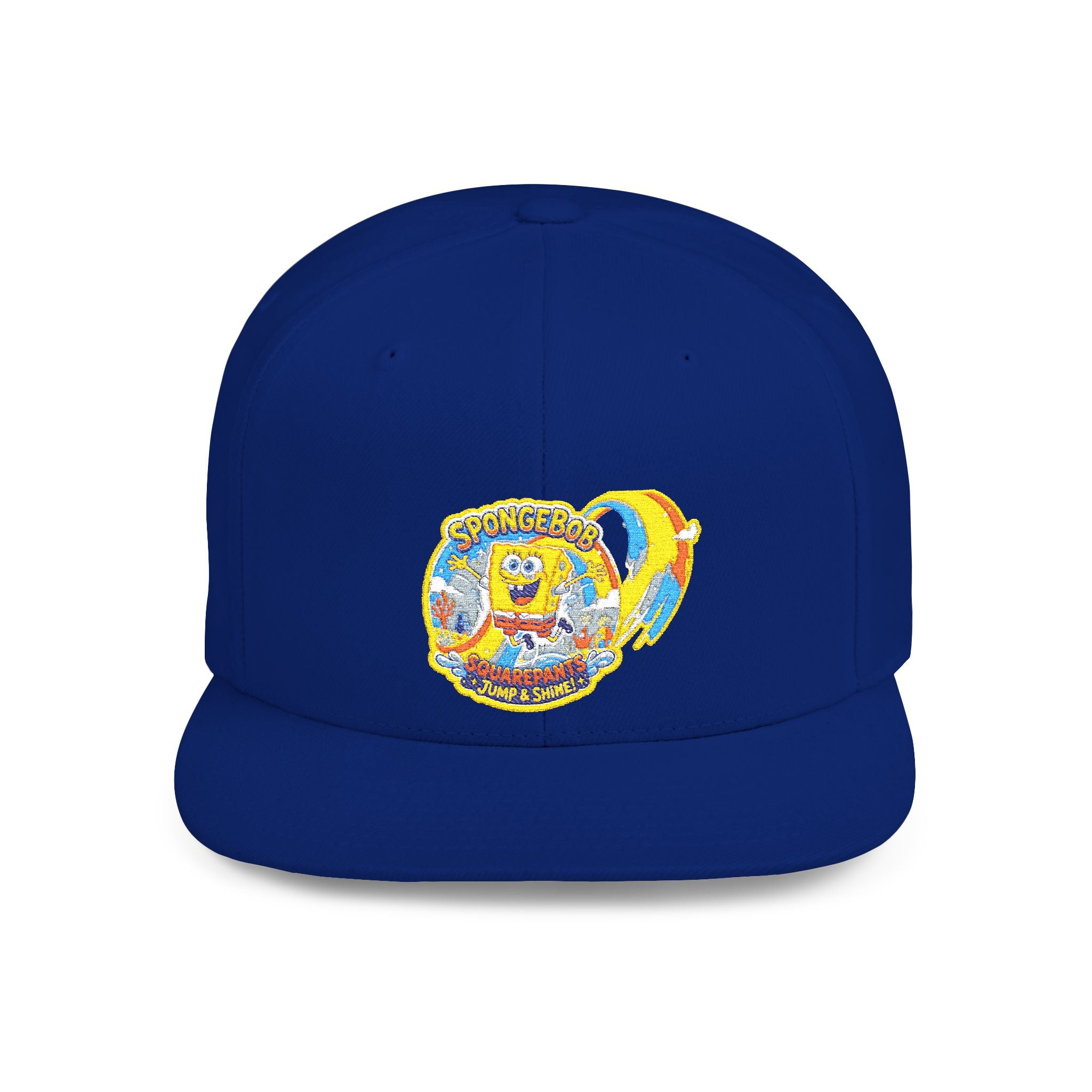 SpongeBob 'Jump & Shine' Royal Blue Flat Bill Snapback