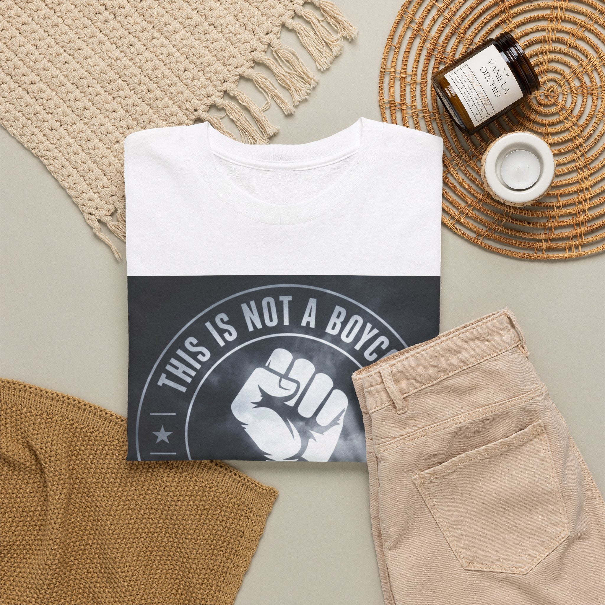 Pro-Union Fist T-Shirt — "This Is Not a Boycott, This Is a Wealth Transfer"