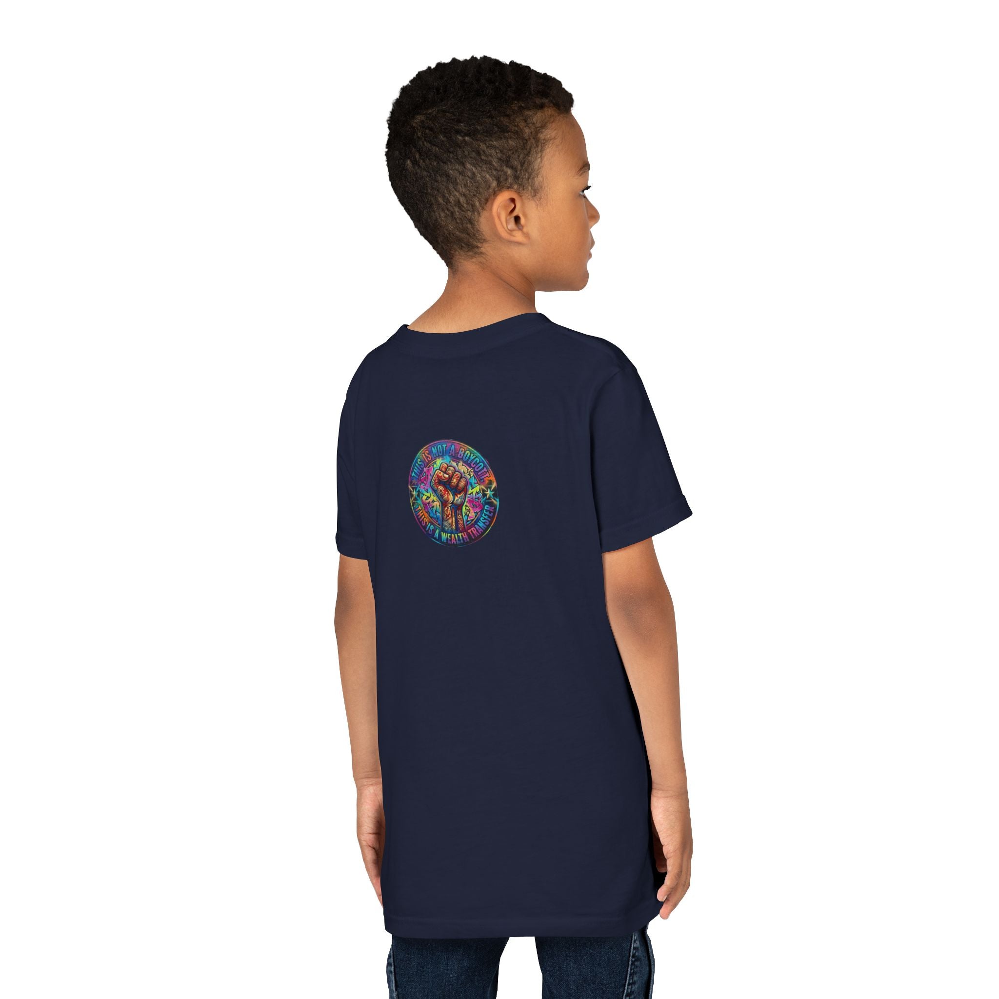 Kids Gaming Tee — Neon Rainbow Portal Gamer Shirt