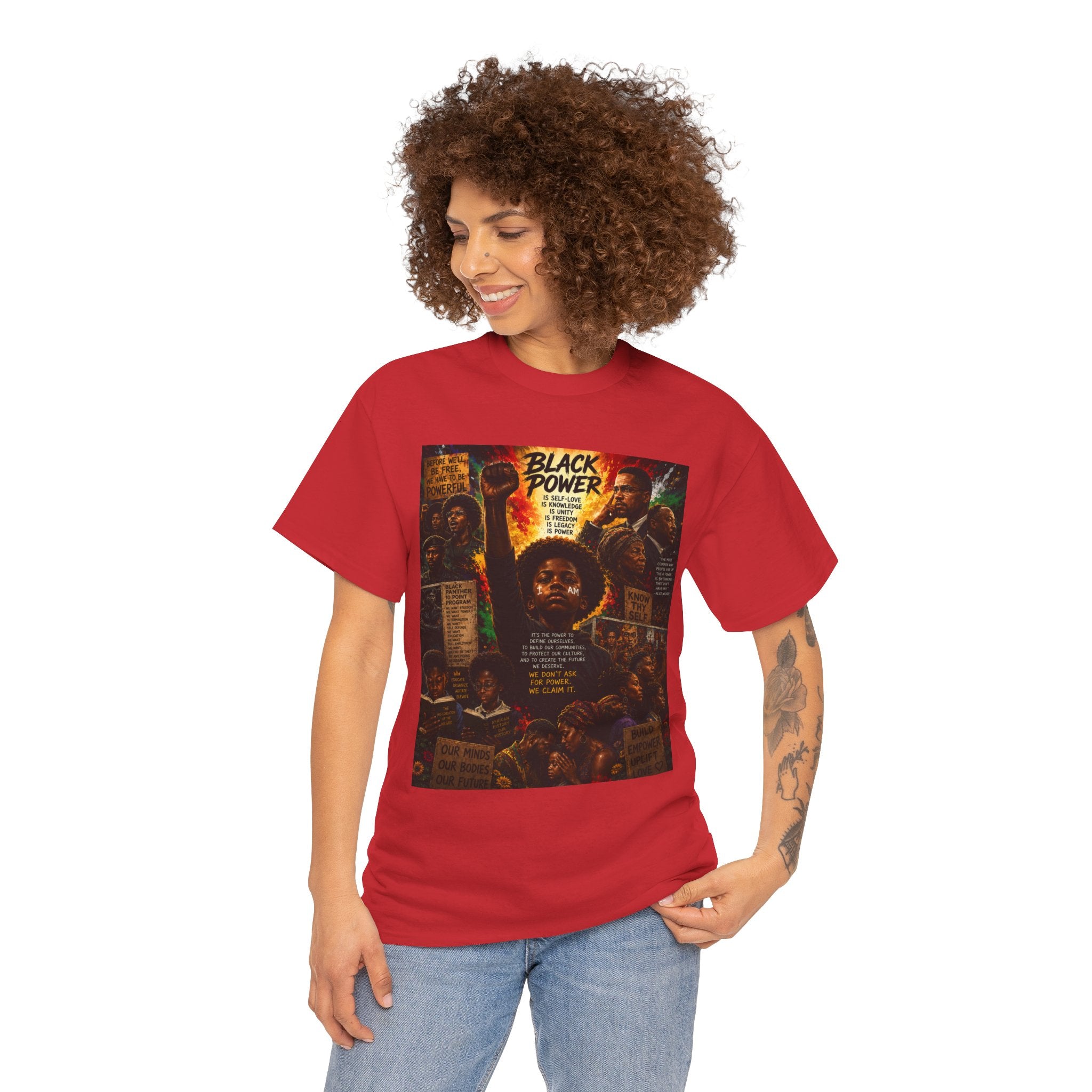 Black Power T‑Shirt — 'This Is Not A Boycott, This Is A Wealth Transfer' Protest Tee