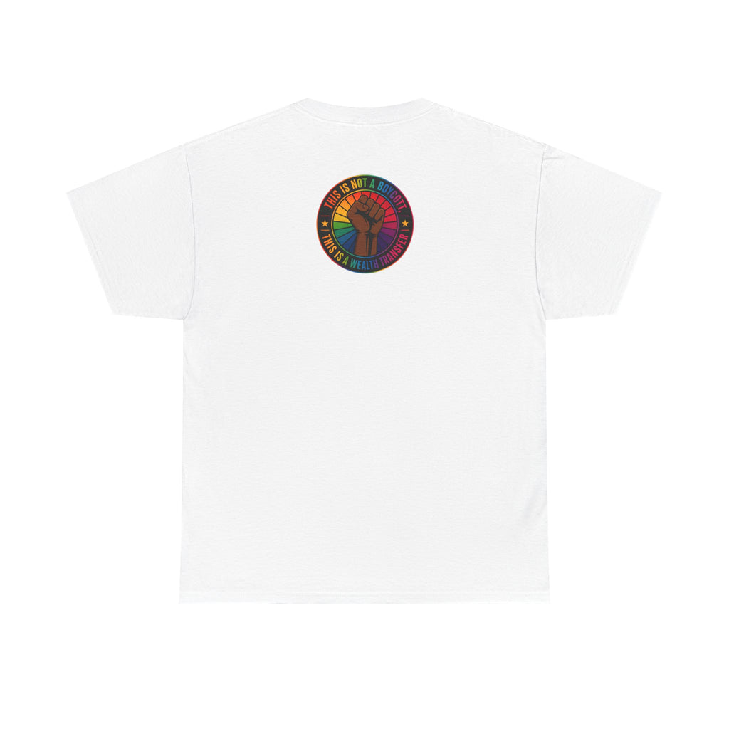 Blackout Graphic Tee — Urban Comic Poster Design with Back Fist Logo