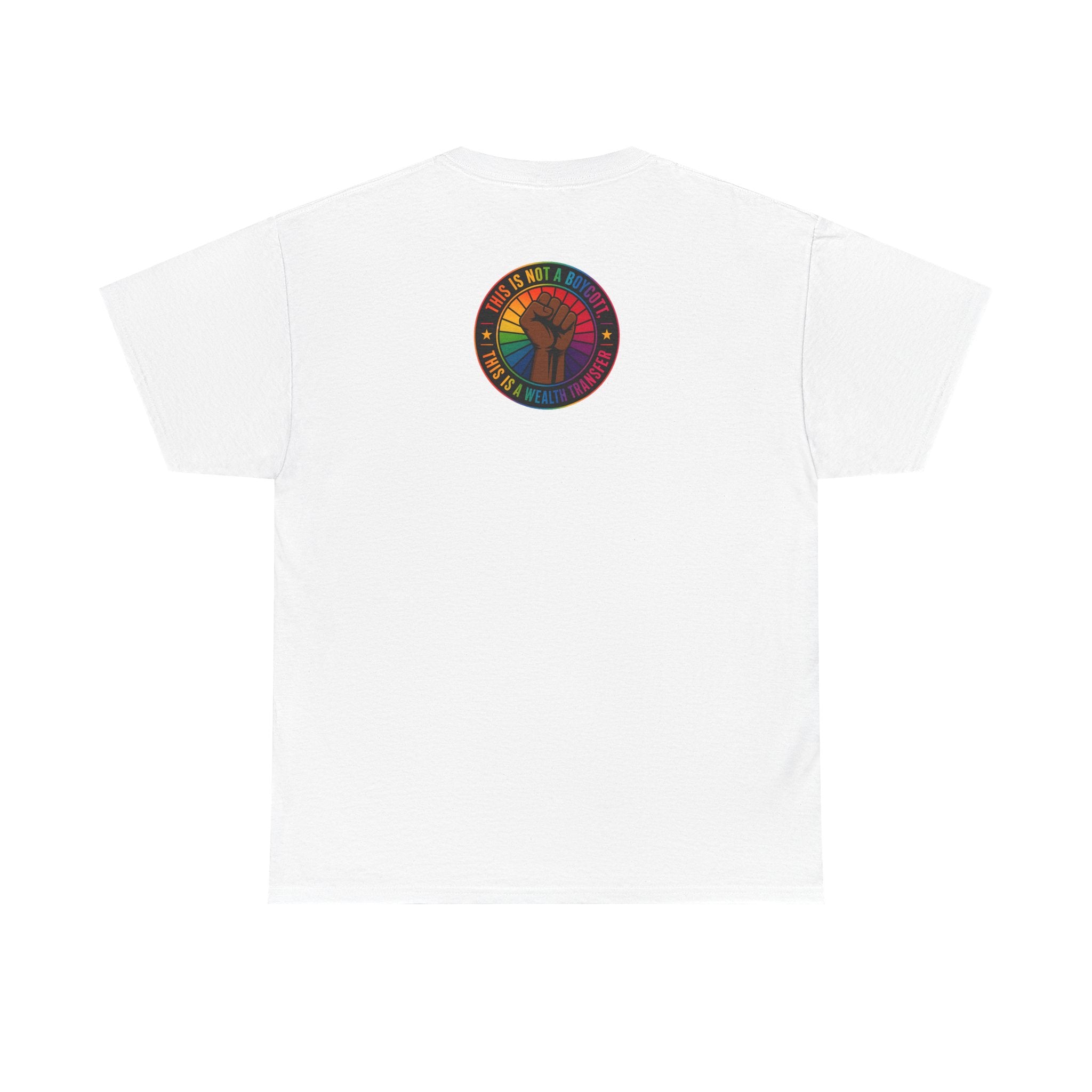 Blackout Graphic Tee — Urban Comic Poster Design with Back Fist Logo