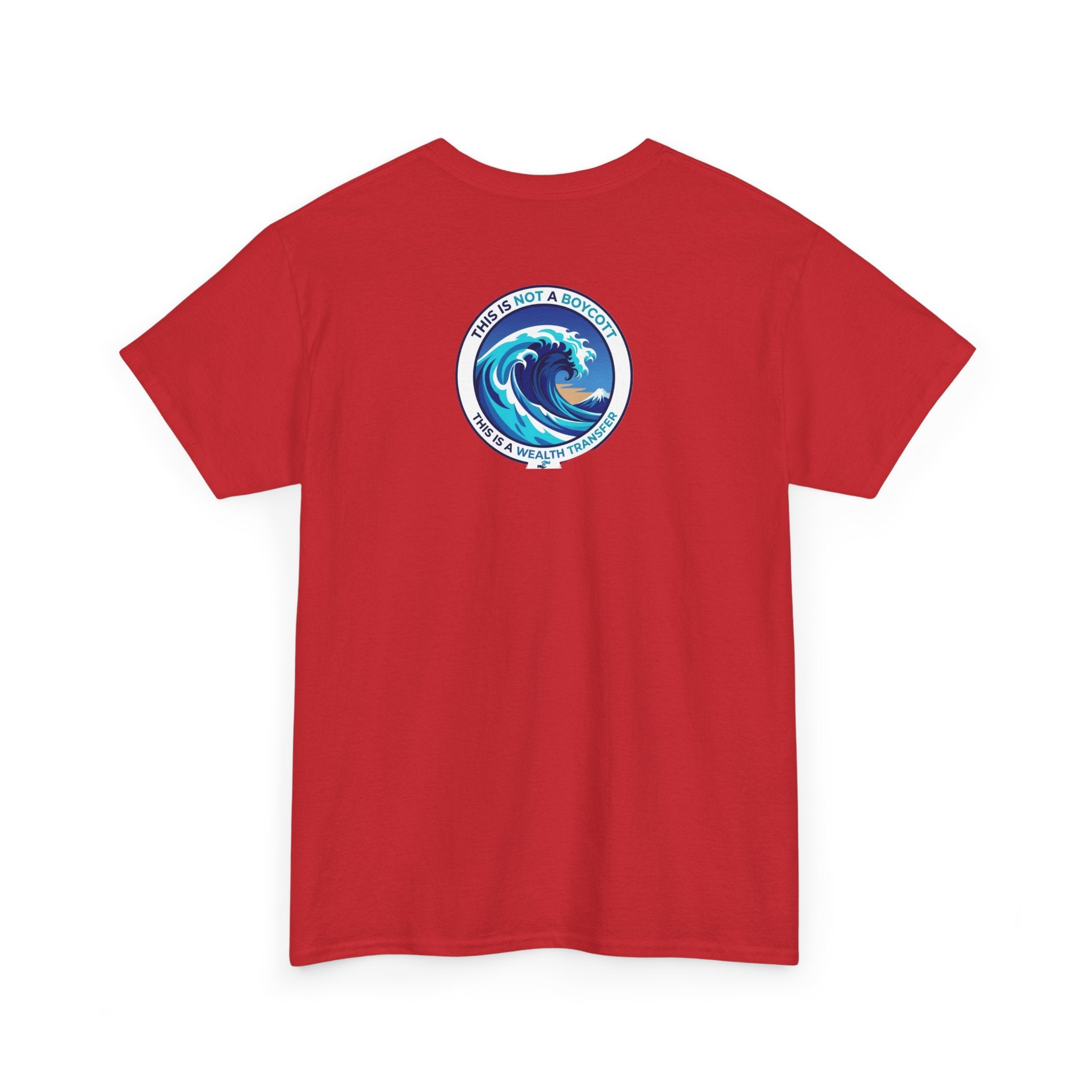 T-Shirt — Coastal Wave Graphic Tee (Ocean Sunset Wave Art)