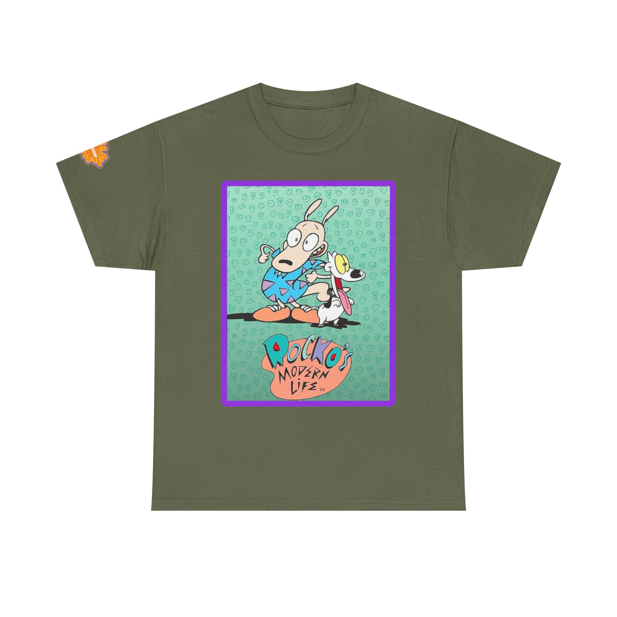Rocko's Modern Life Cartoon Tee — Retro 90s Nicktoons Graphic T-Shirt