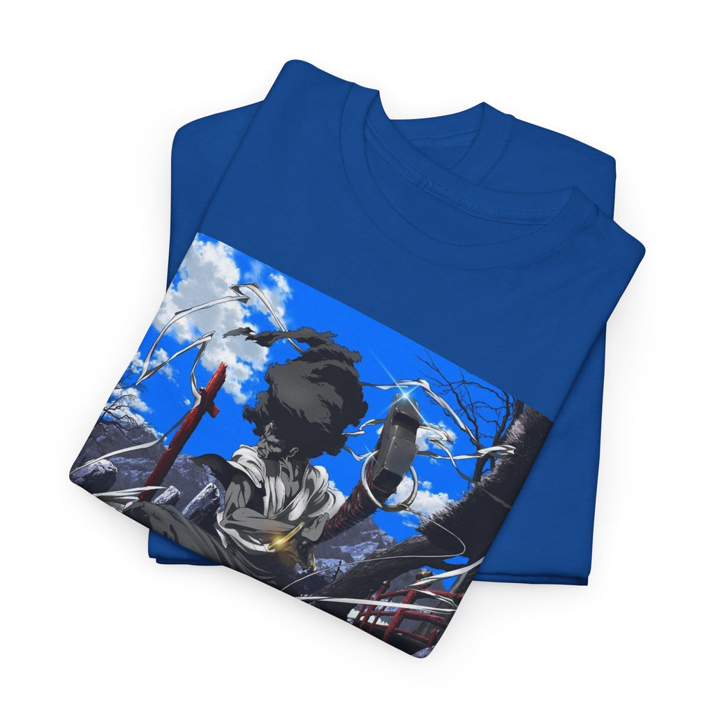 Afro Samurai Graphic Tee — Anime Streetwear T‑Shirt
