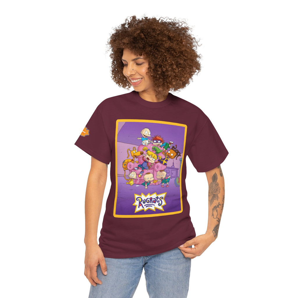 Rugrats Character Collage Tee — Retro Nickelodeon Kids Cartoon T-Shirt