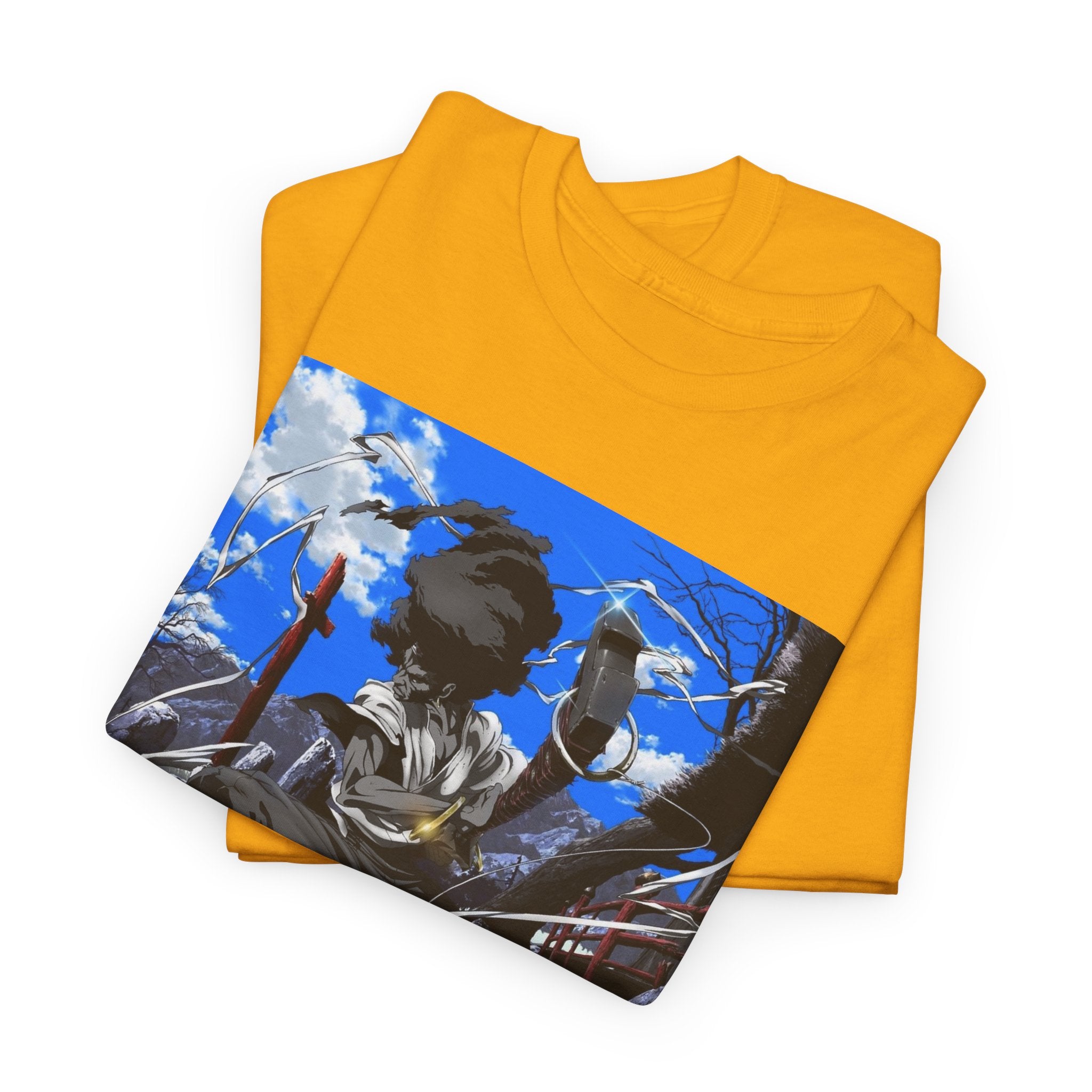 Afro Samurai Graphic Tee — Anime Streetwear T‑Shirt