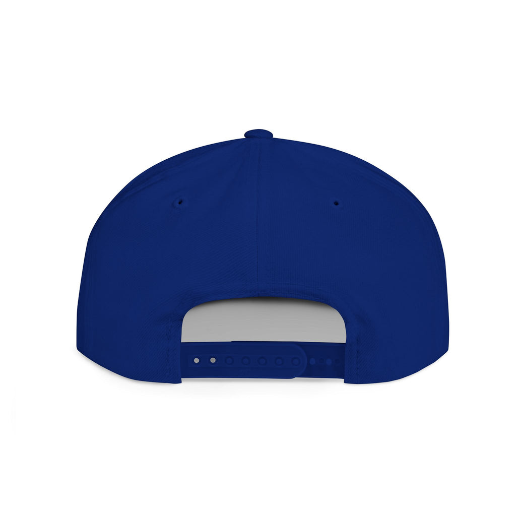 Reggae Vibes Flat Bill Snapback Hat — Colorful Rasta Music Patch
