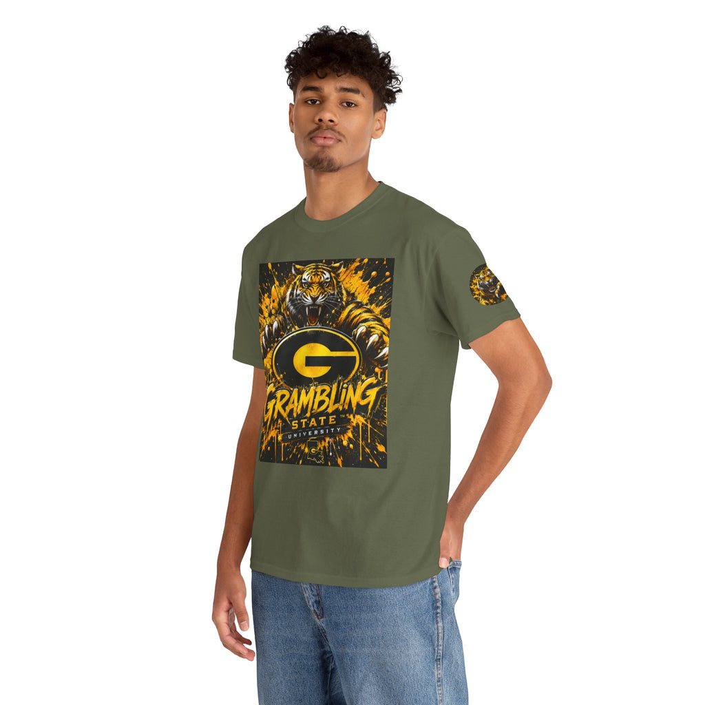 Grambling State Tigers T-Shirt — Roaring Tiger Logo College Tee