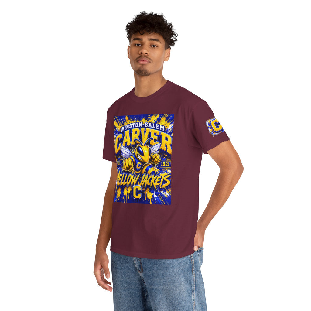 Carver Yellow Jackets T-Shirt — Winston-Salem High School Mascot Tee