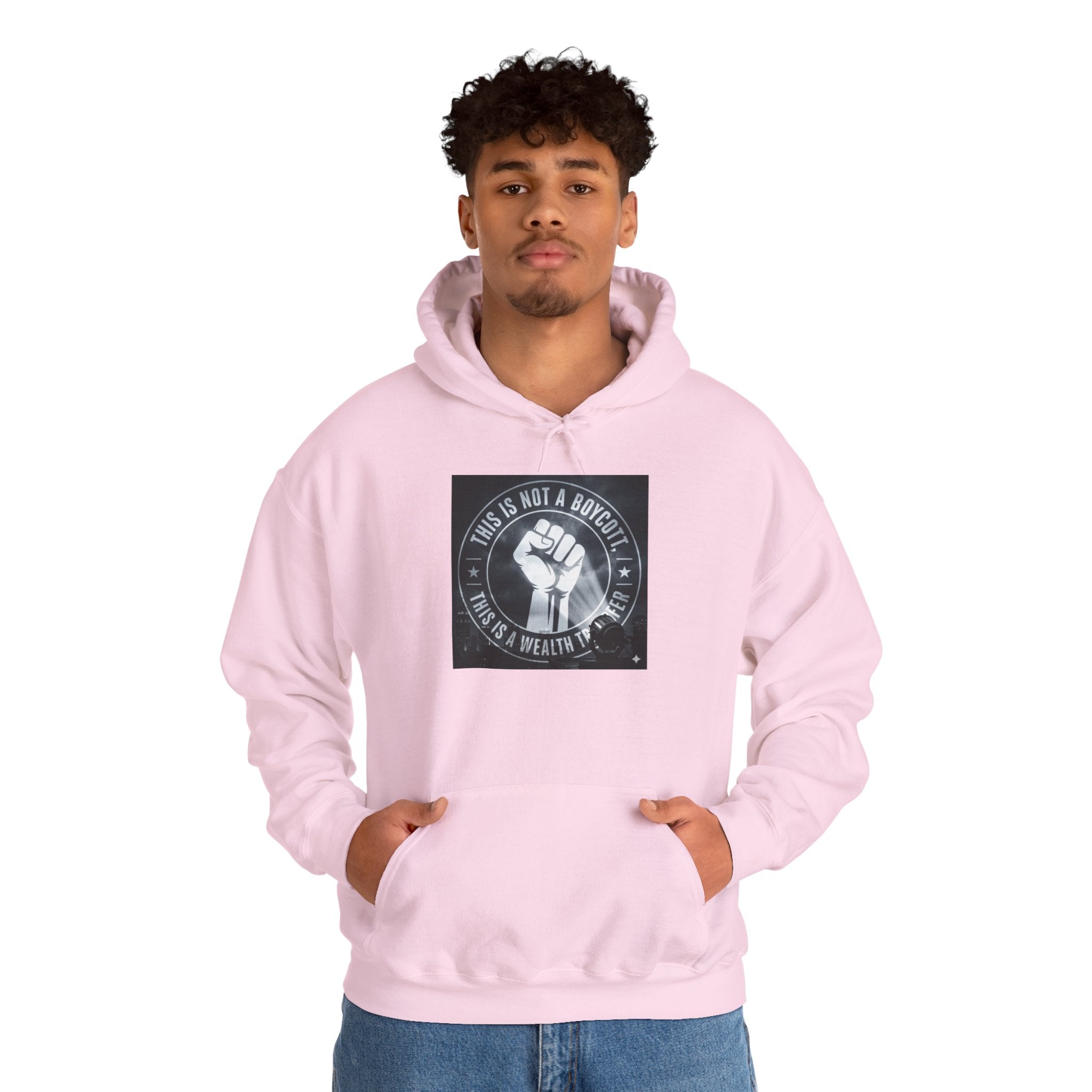 Hoodie — "This Is Not a Moment" Raised Fist Social Justice Pullover