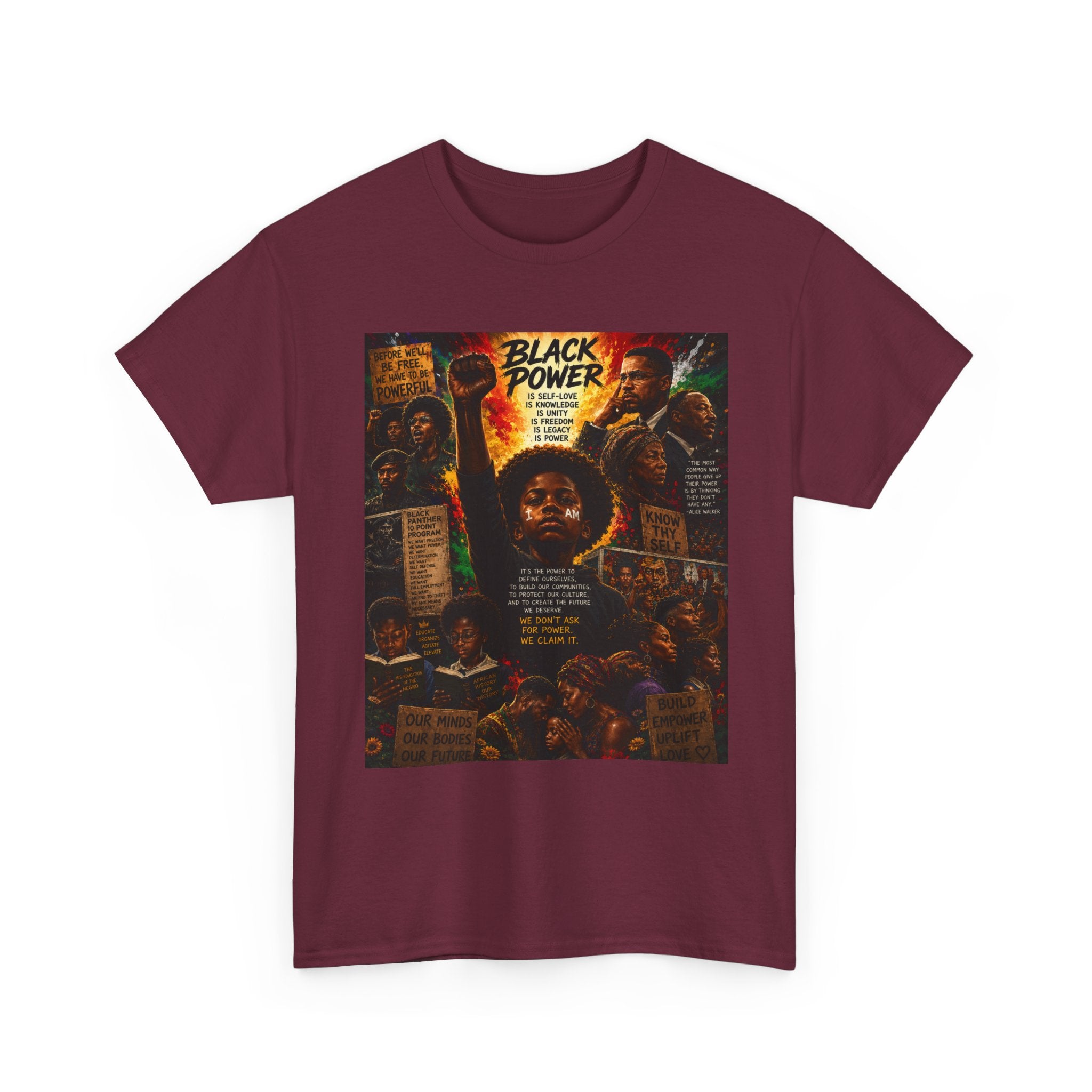 Black Power T‑Shirt — 'This Is Not A Boycott, This Is A Wealth Transfer' Protest Tee