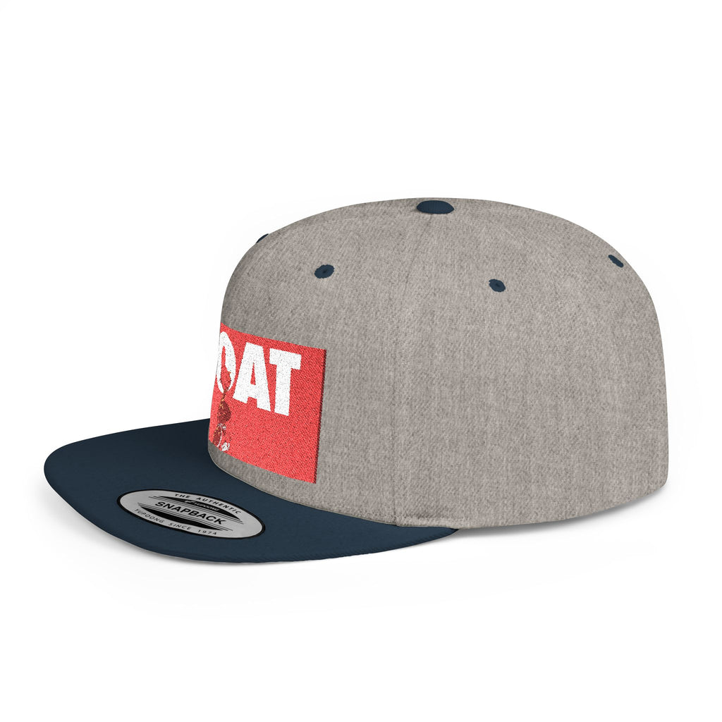 Copy of Flat Bill Snapback Hat — Retro Dance Crew Graphic Cap