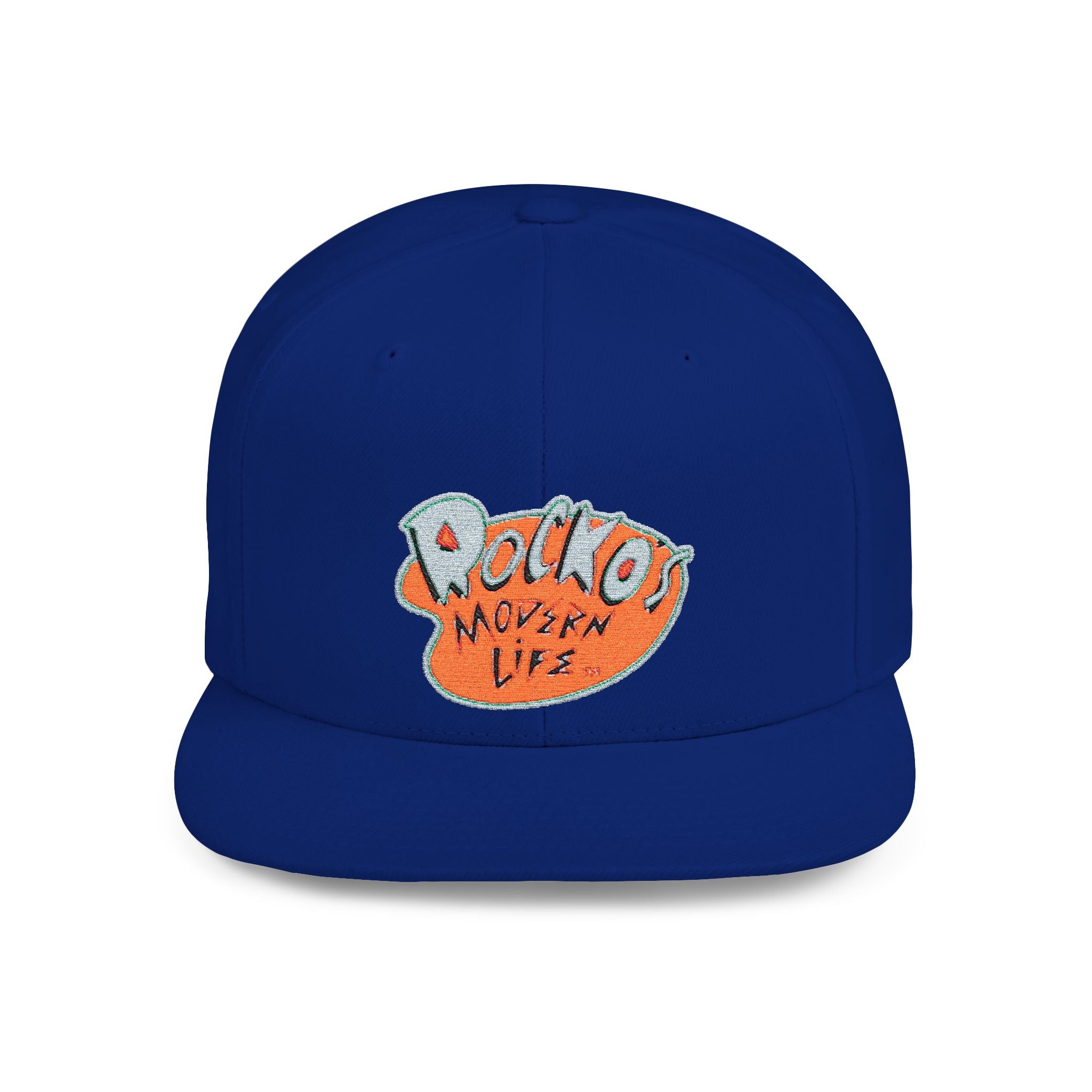 Snapback Hat — Polka Nutter Vibe Embroidered Flat-Bill Cap