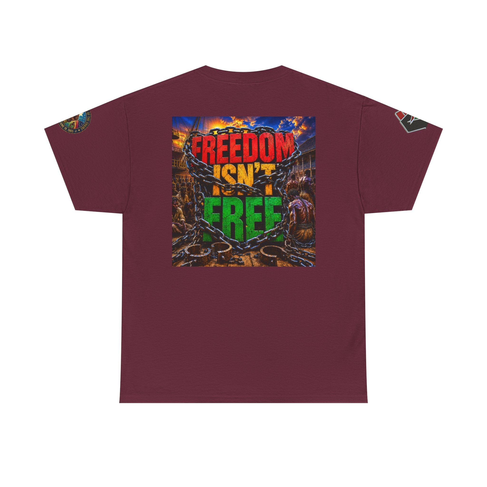 Freedom Isn’t Free Tee — Patriotic Fireworks Soldier Graphic T-Shirt