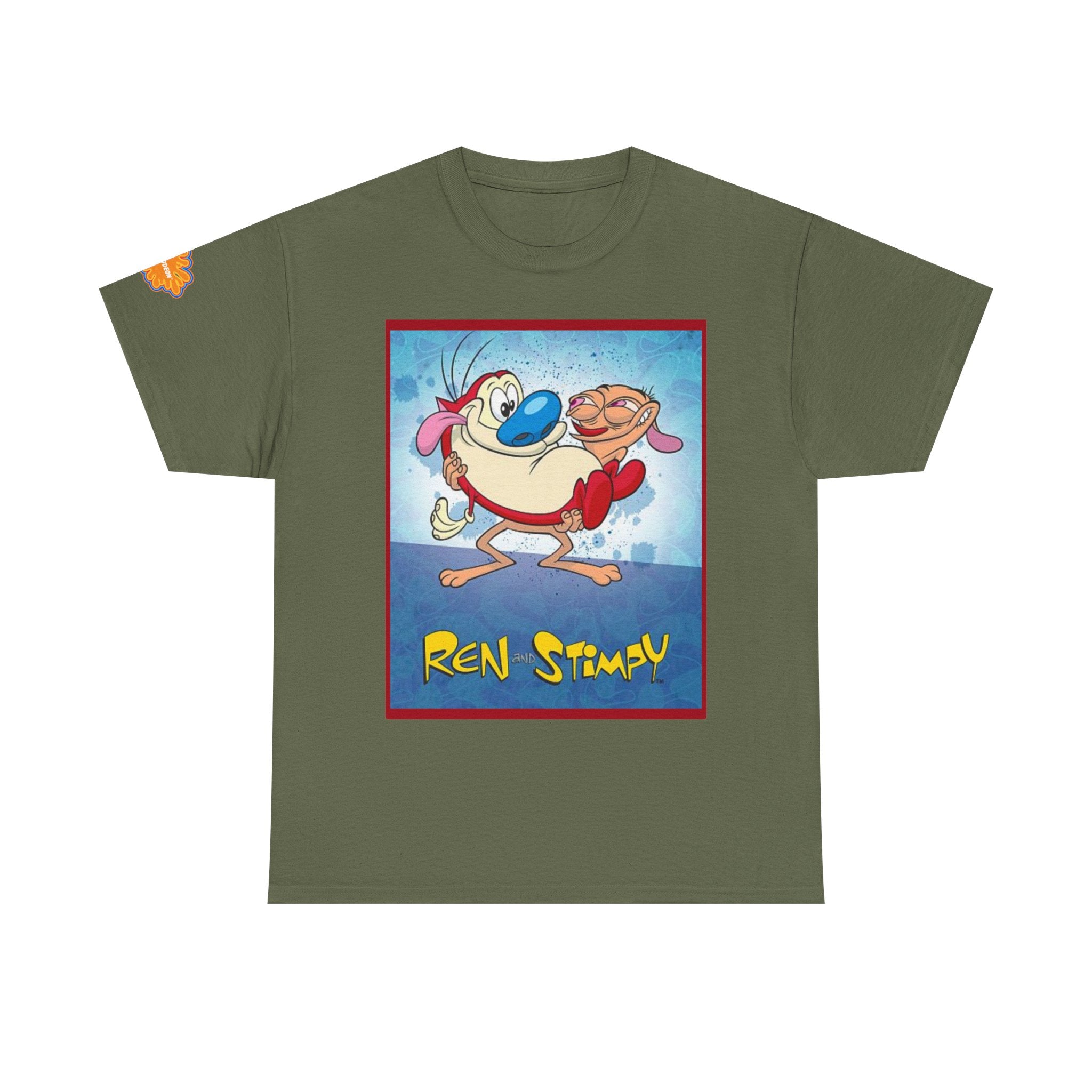 Ren & Stimpy Graphic Tee — Retro Nickelodeon Cartoon T-Shirt