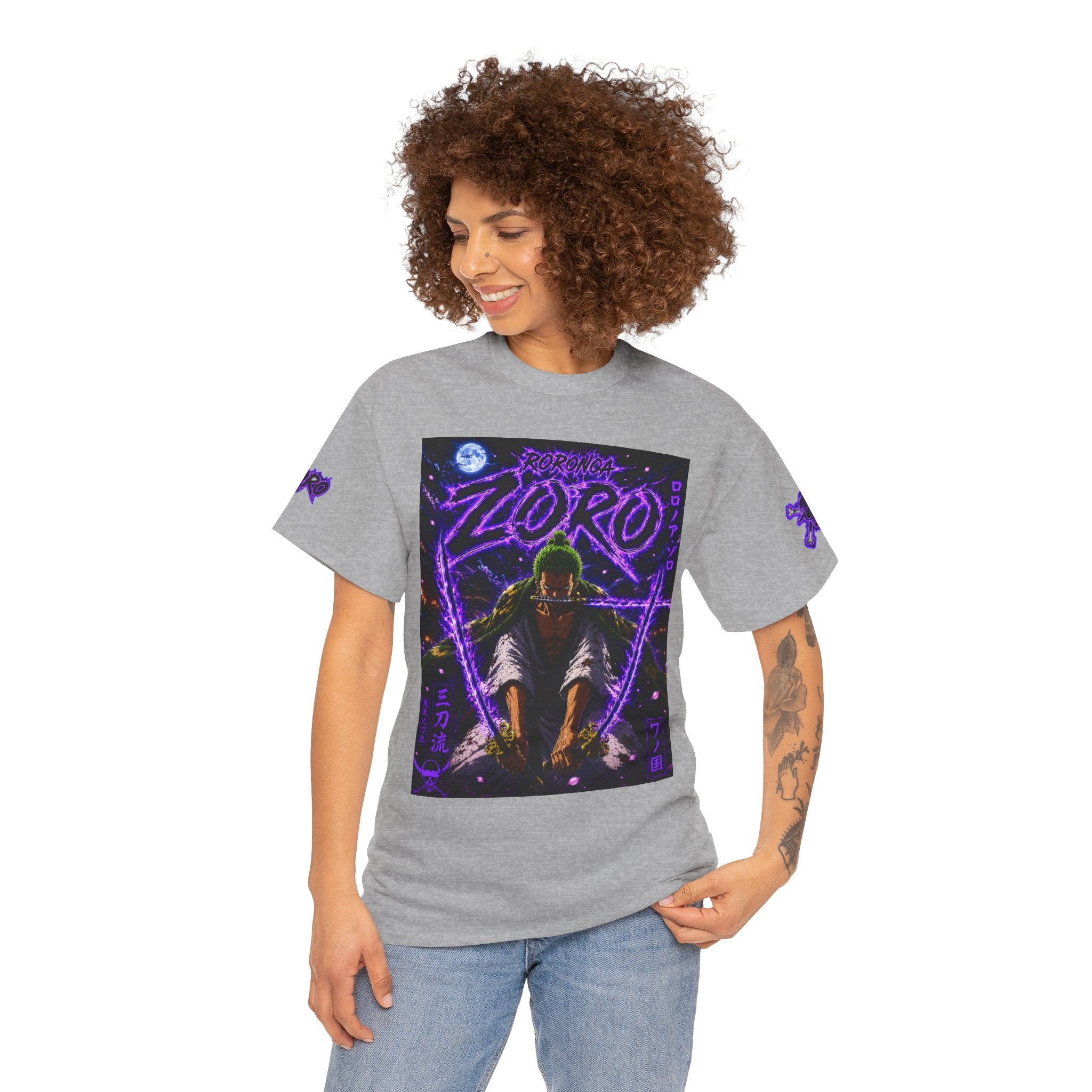 Zoro Neon Samurai T‑Shirt