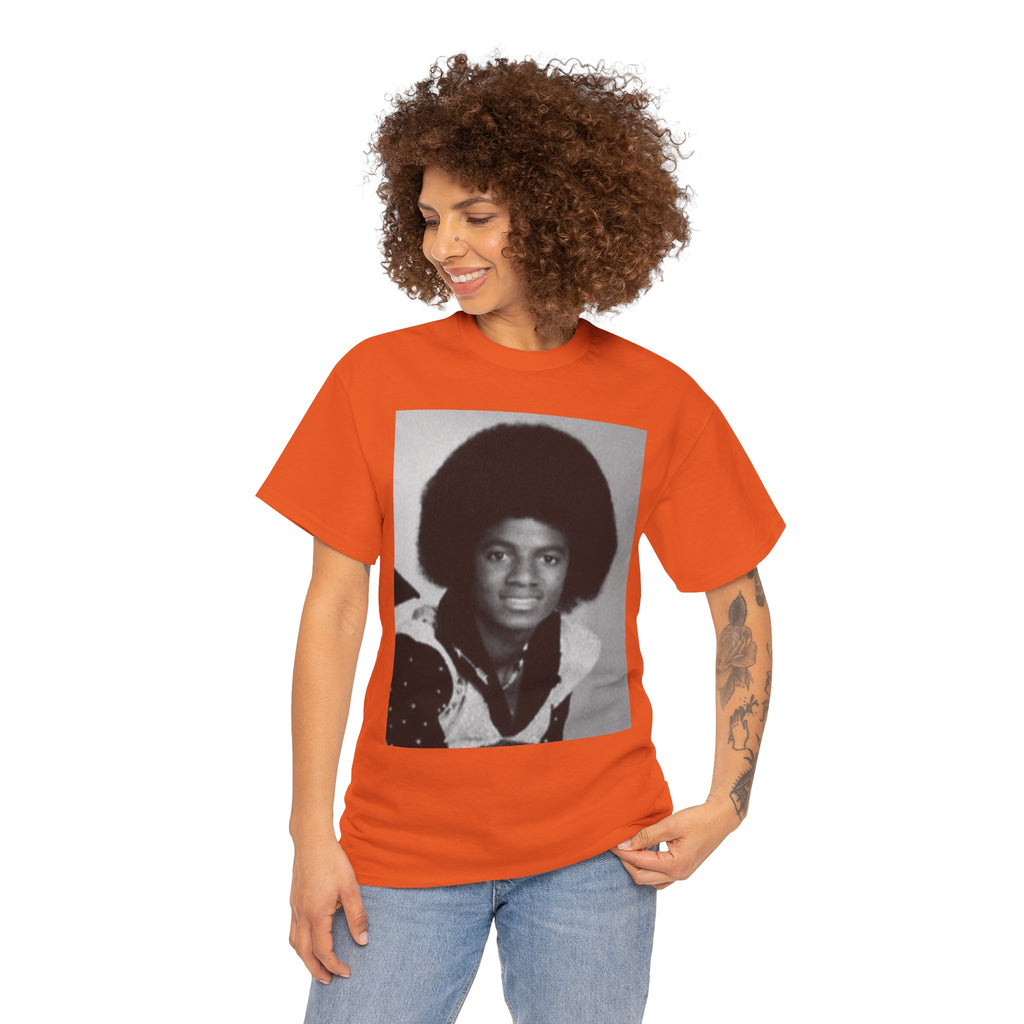 Graphic Tee — Retro Portrait Front with Black Power Fist Back