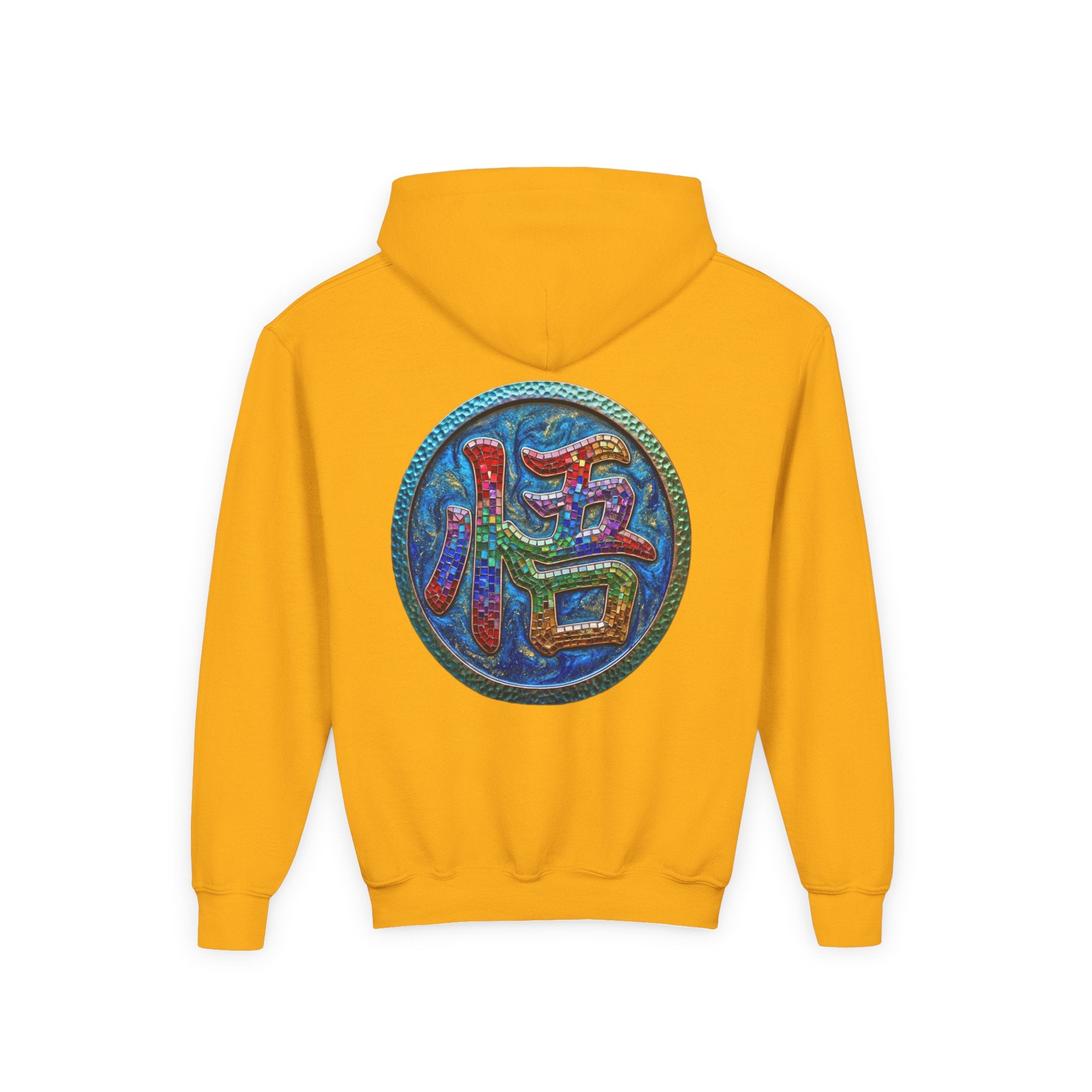Dragon Boy Hoodie — Goku Cartoon Emblem Youth Hooded Sweatshirt