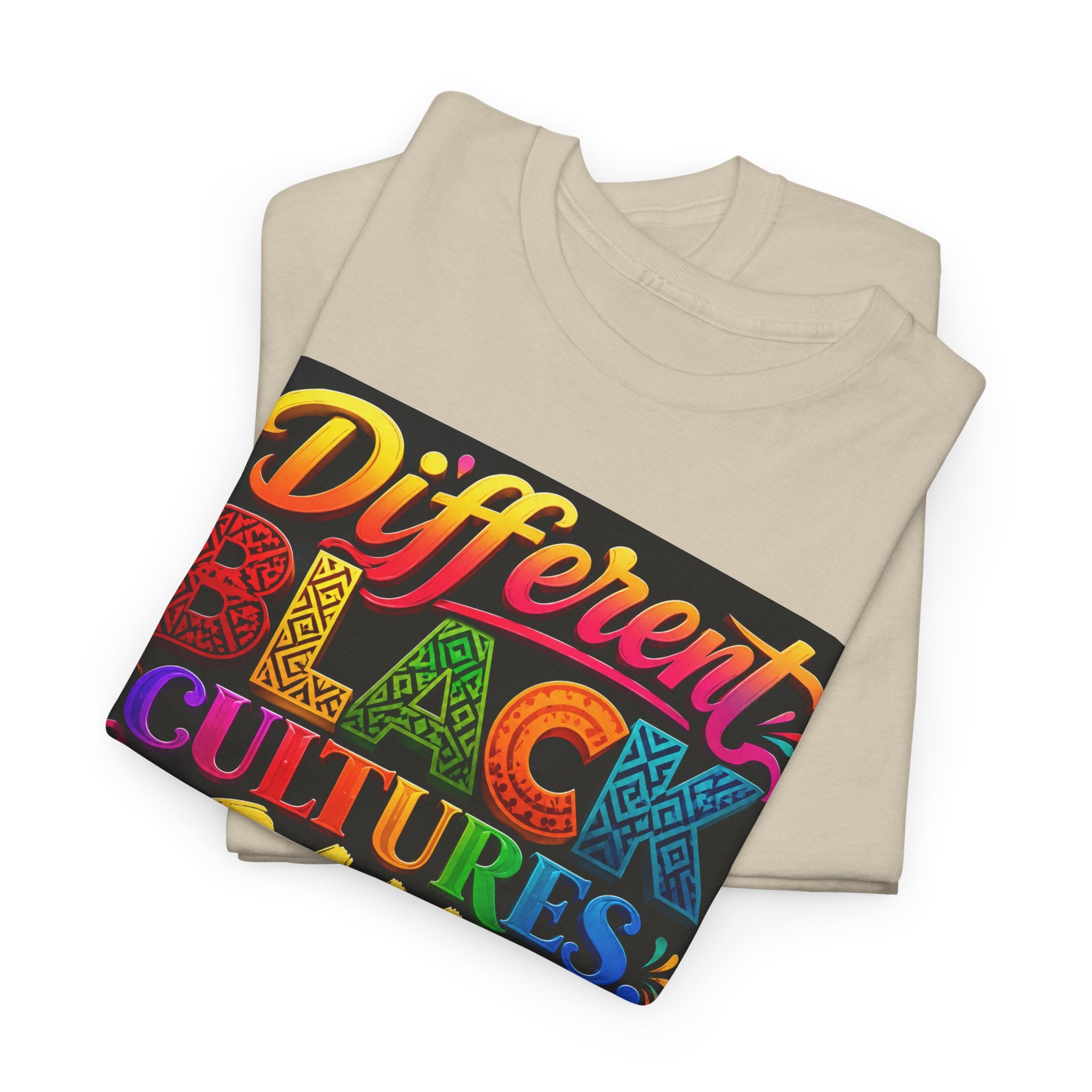 T-Shirt — Different Black Cultures, Same Black Skin Graphic Tee (Black History & Unity)