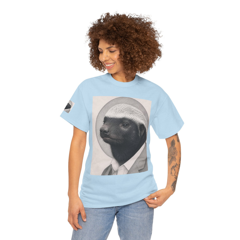 Badger Portrait Tee — "Which One of Y’all MF Said Something About a Home?" Graphic T‑Shirt