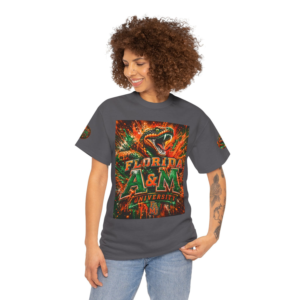 Florida A&M University Rattler Tee — Vintage Snake Mascot College T-Shirt