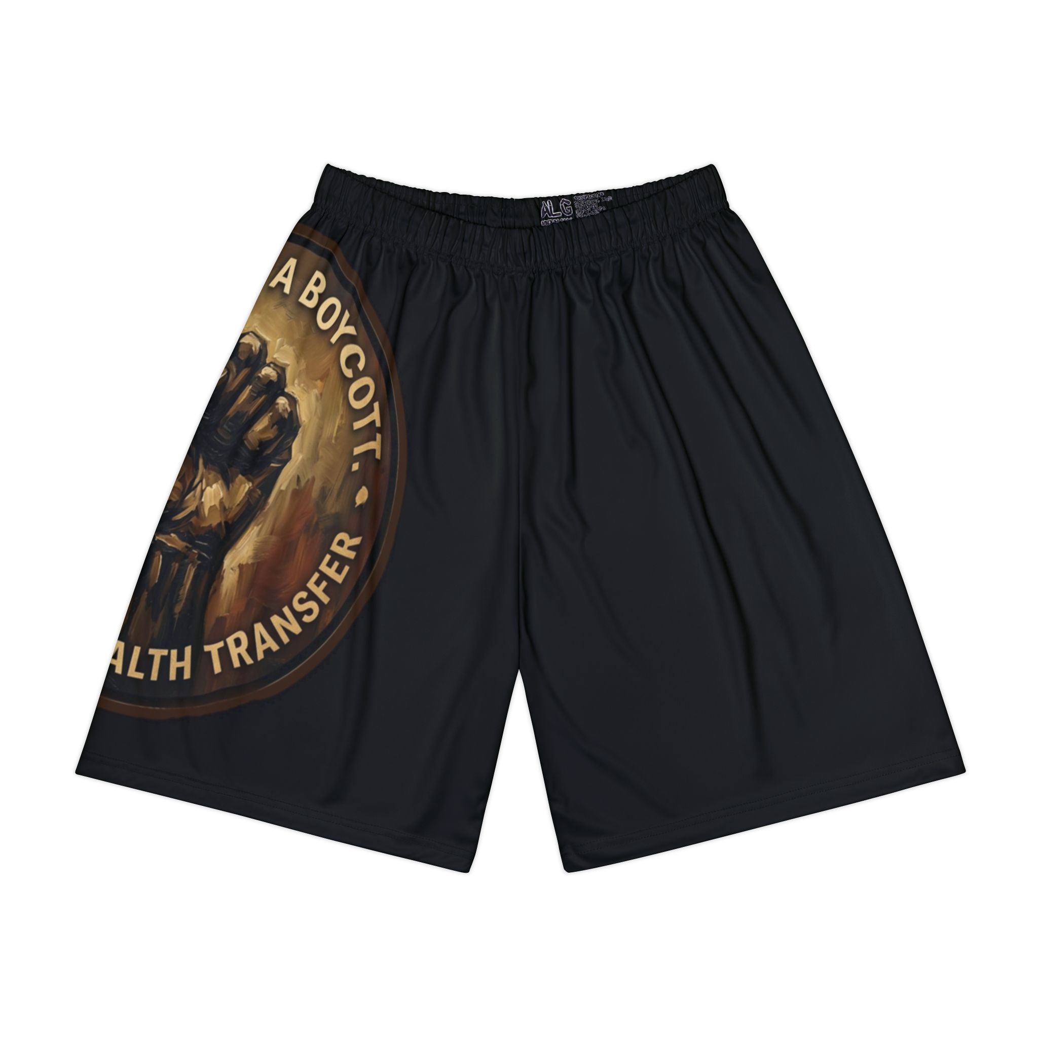 Men's Athletic Shorts — 'This Is Not A Boycott, This Is A Wealth Transfer' Graphic