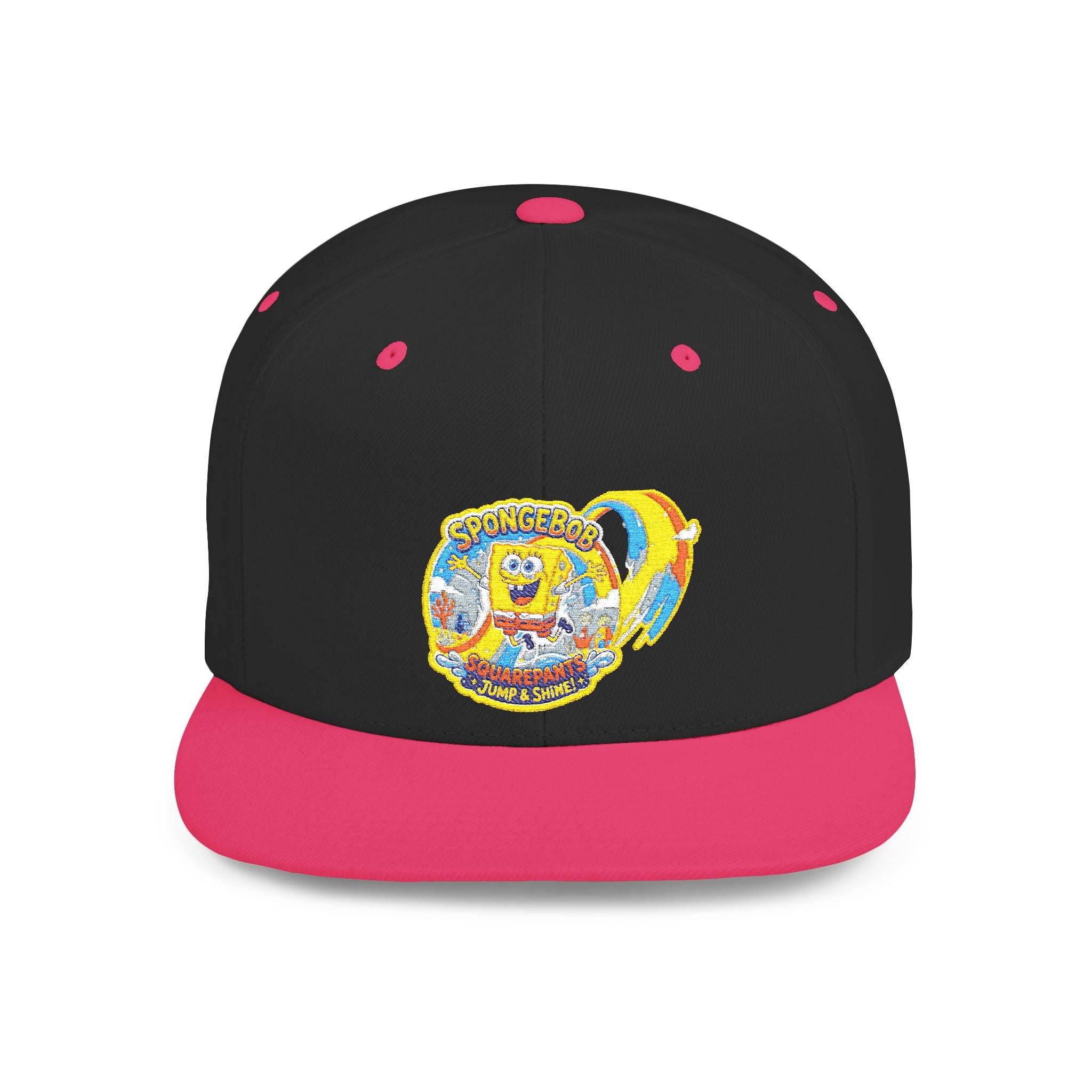 SpongeBob 'Jump & Shine' Royal Blue Flat Bill Snapback