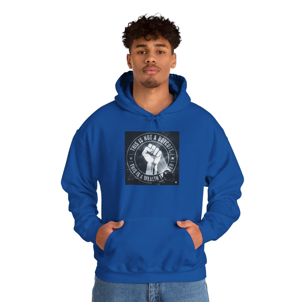 Hoodie — "This Is Not a Moment" Raised Fist Social Justice Pullover