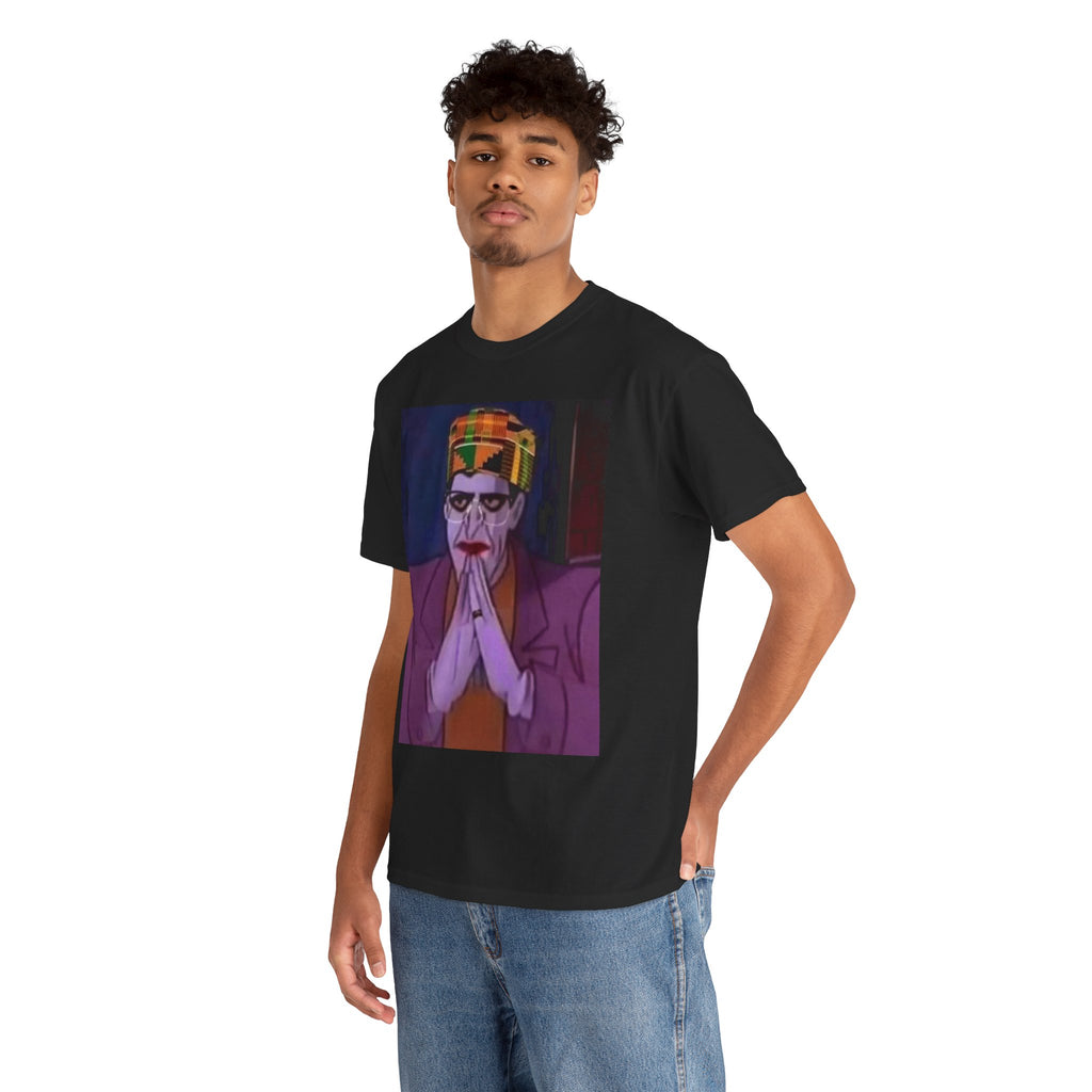 Graphic Tee — Vintage Afrocentric Joker Portrait & Psychedelic Raised Fist Art