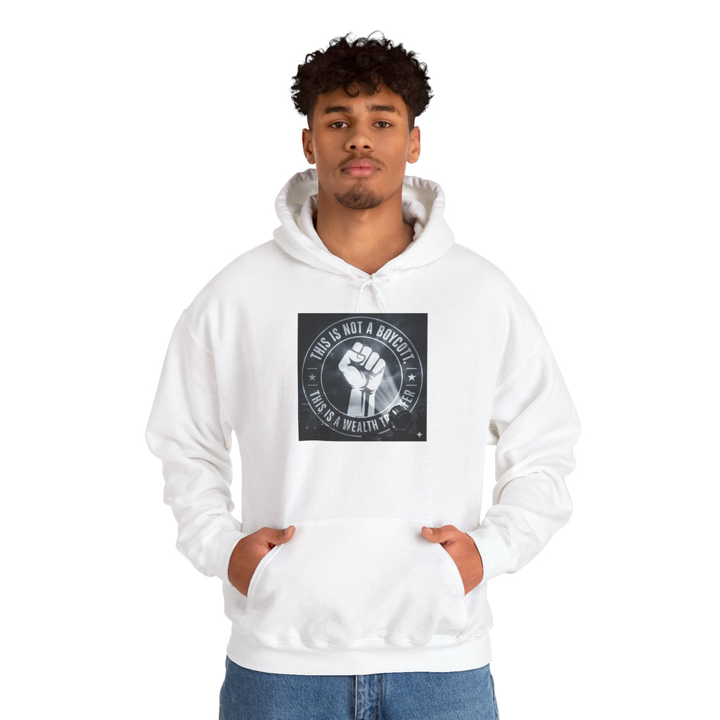 Hoodie — "This Is Not a Moment" Raised Fist Social Justice Pullover