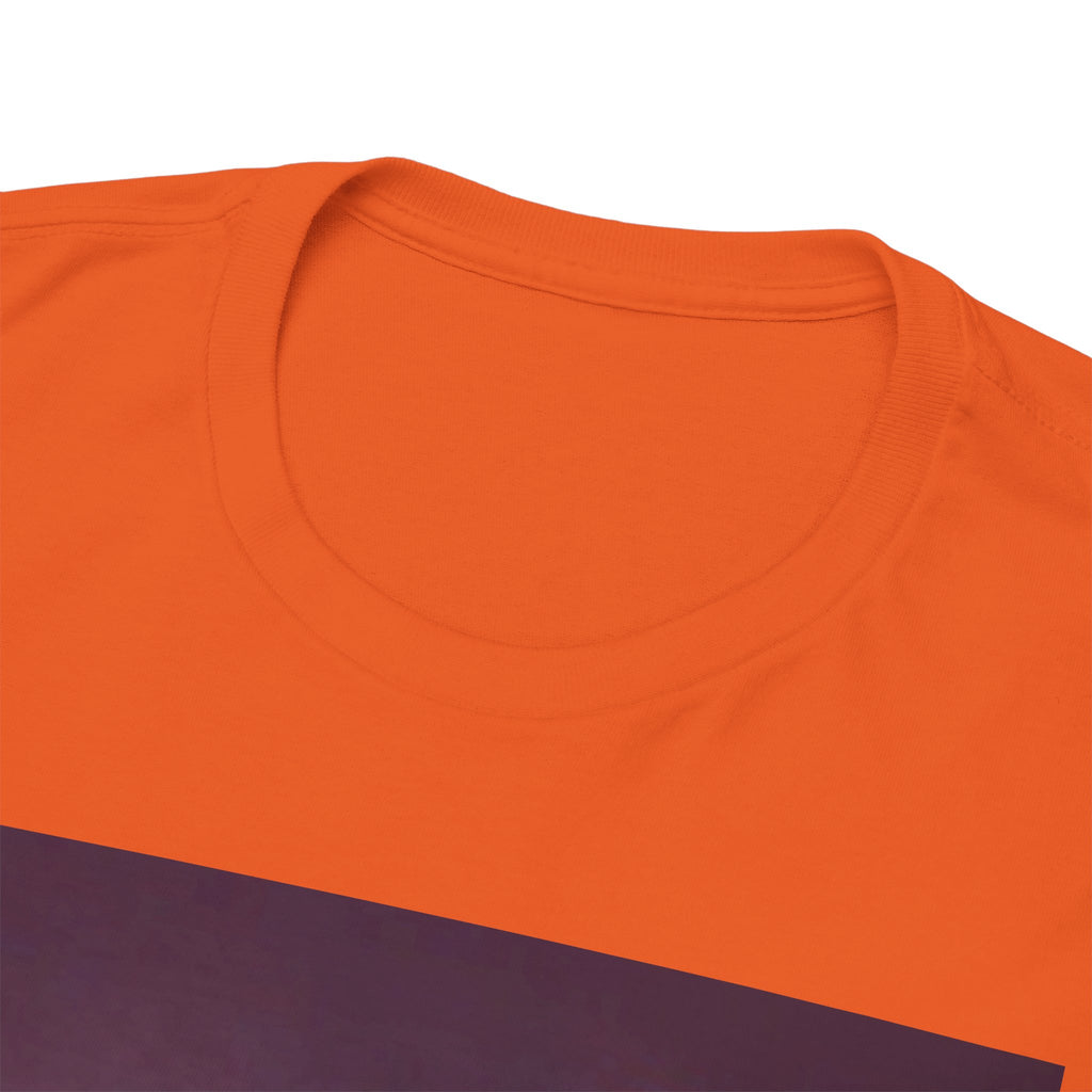 Basketball Jumpman Tee — Retro Skyline Graphic T-Shirt with Red Fist Back Emblem