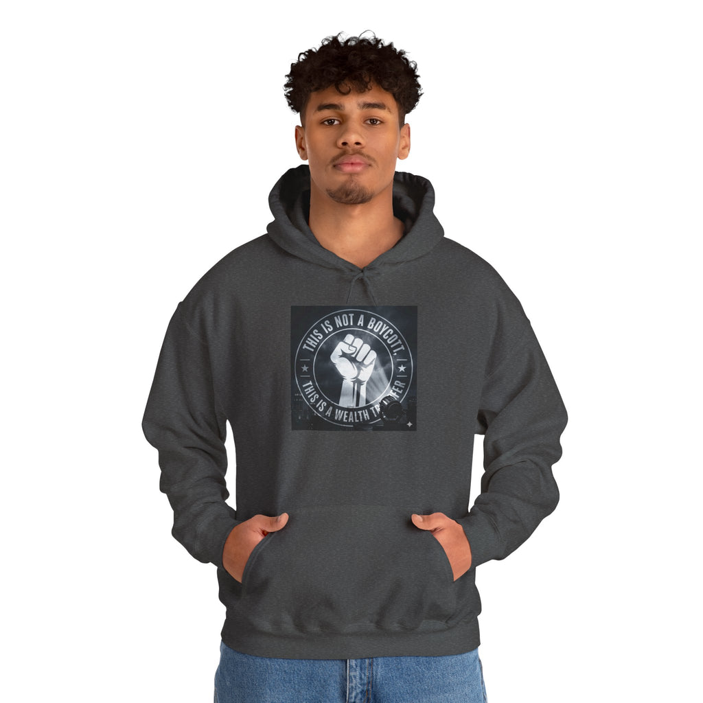 Hoodie — "This Is Not a Moment" Raised Fist Social Justice Pullover