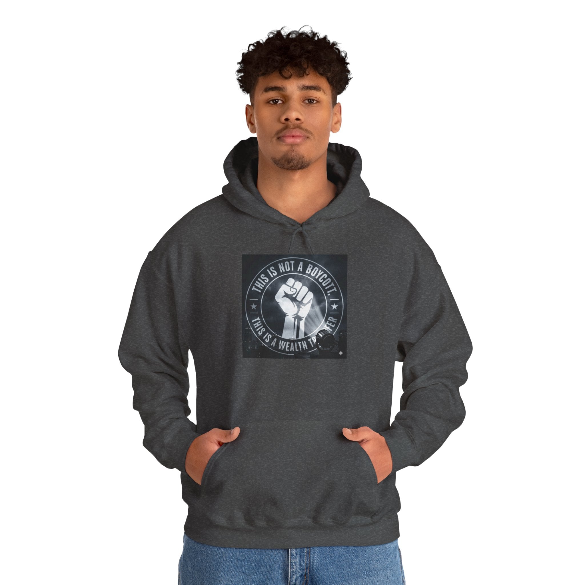 Hoodie — "This Is Not a Moment" Raised Fist Social Justice Pullover
