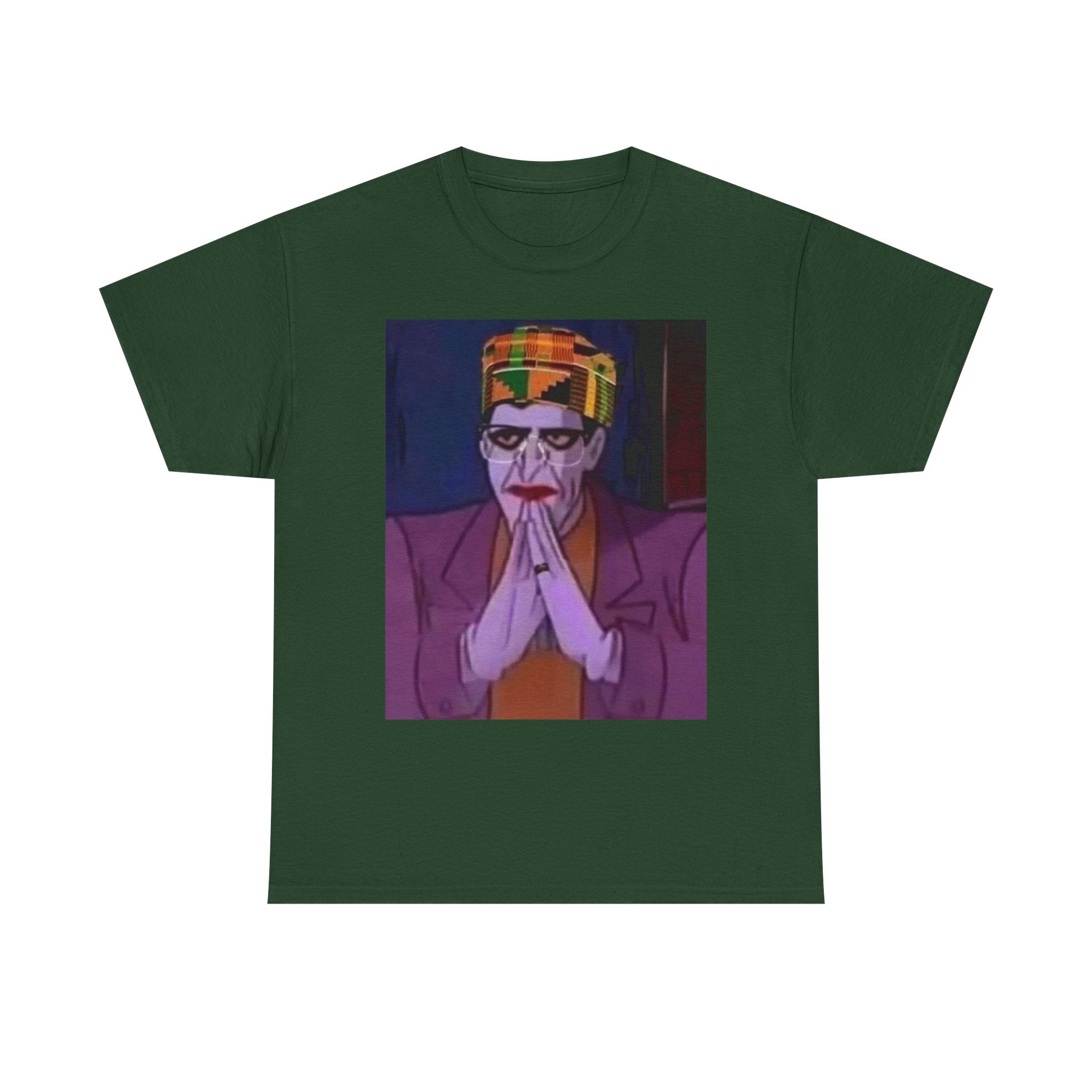 Graphic Tee — Vintage Afrocentric Joker Portrait & Psychedelic Raised Fist Art