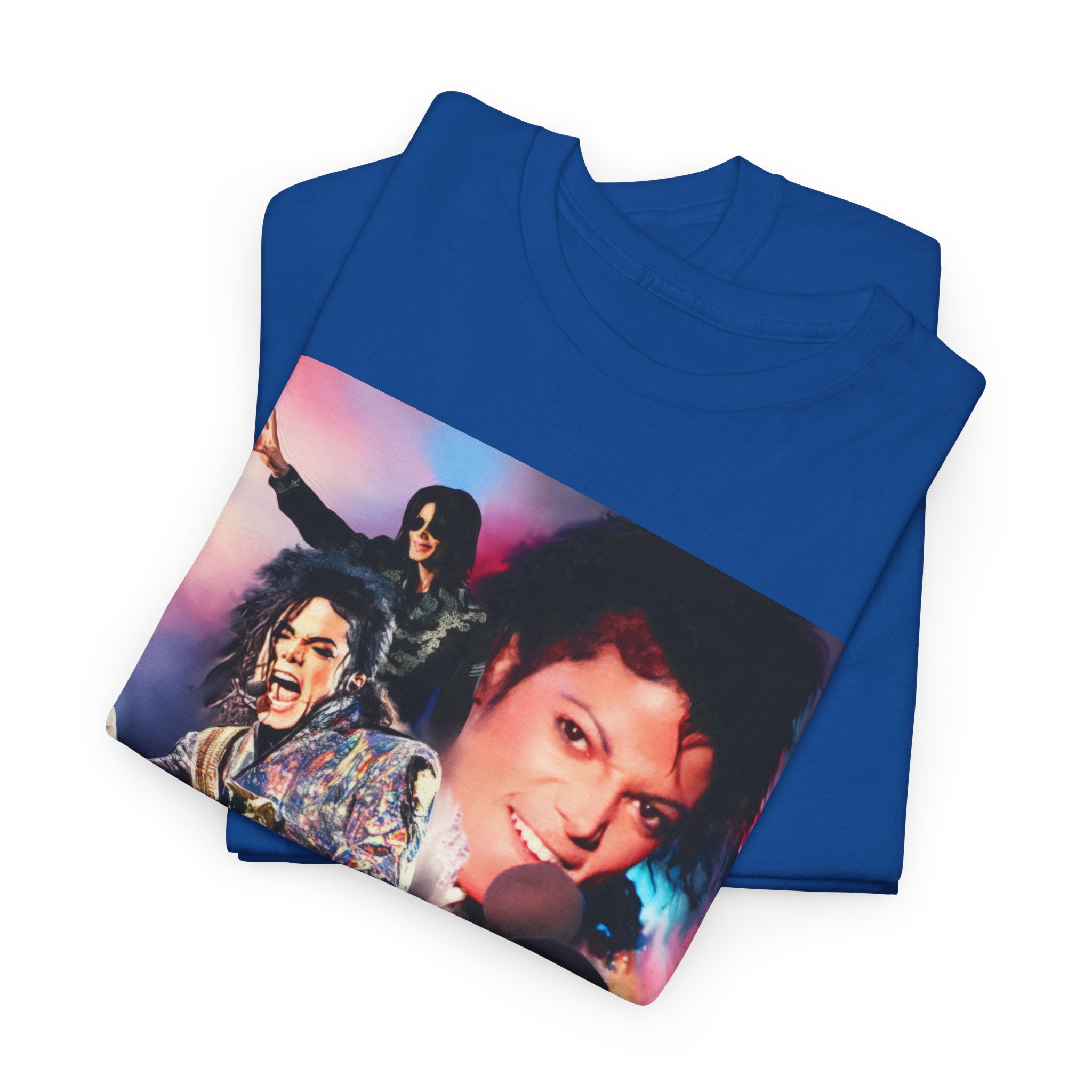 Michael Jackson Tribute Tee — Vintage Pop Collage T-Shirt