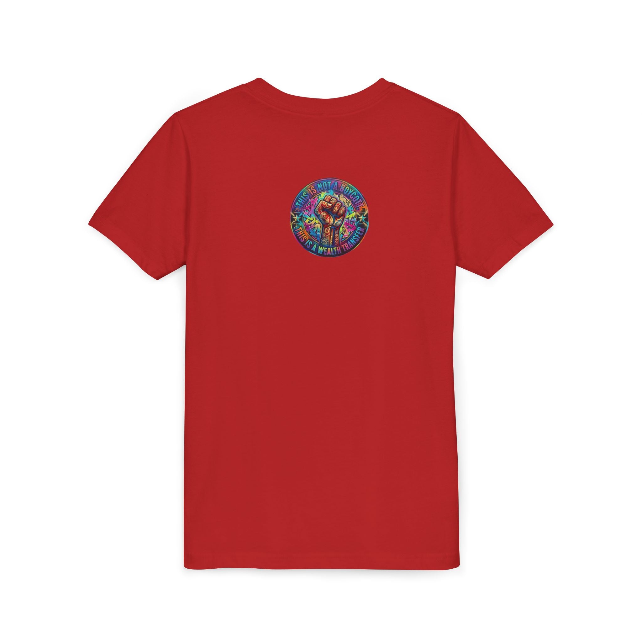 Youth Trophy Lightning Tee — Winning Kids' Short Sleeve Shirt with Stars & Confetti