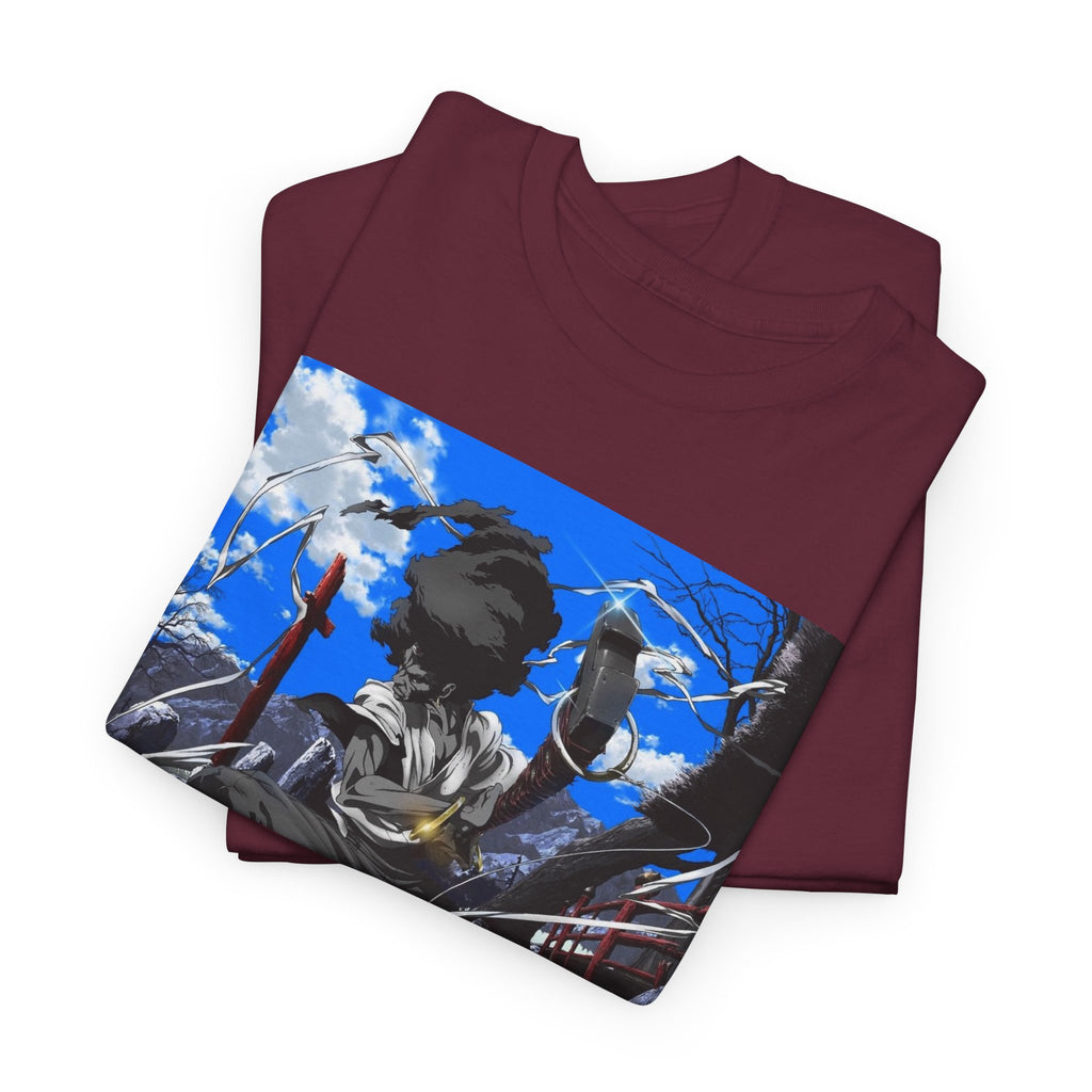 Afro Samurai Graphic Tee — Anime Streetwear T‑Shirt