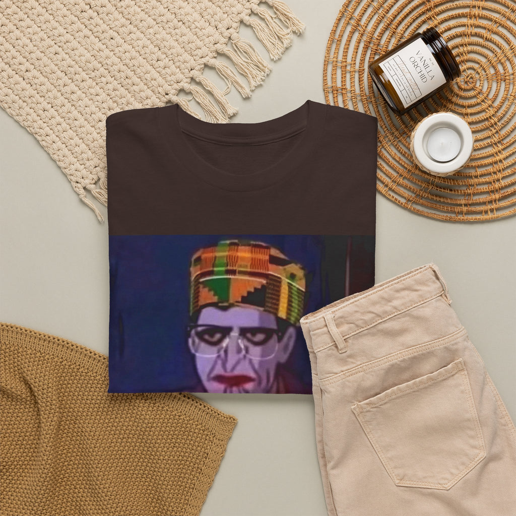 Graphic Tee — Vintage Afrocentric Joker Portrait & Psychedelic Raised Fist Art
